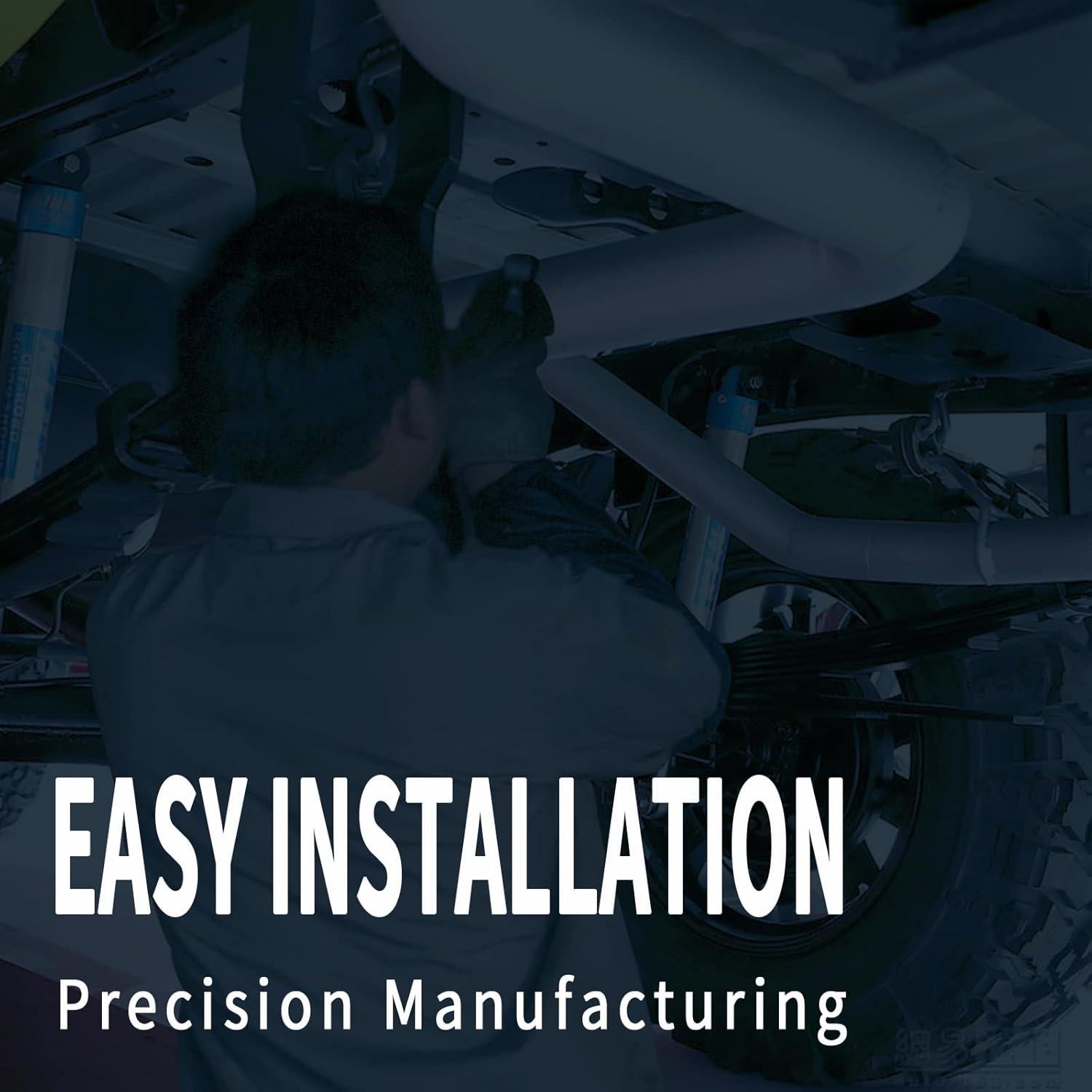 Tubo de Escape Recto Universal FGJQEFG 6,35 cm x 114,3 cm - 2PCS