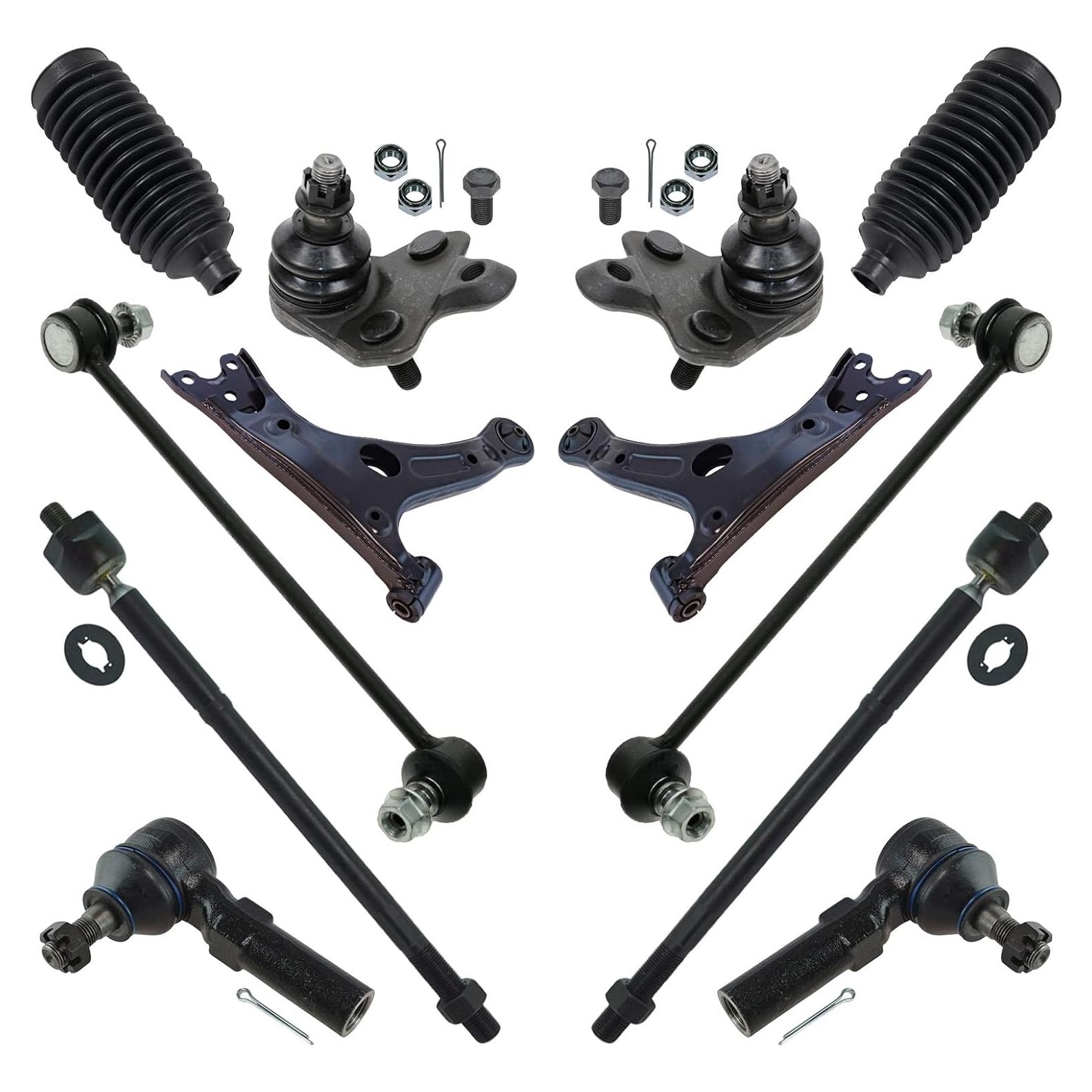 Kit de Dirección y Suspensión TRQ 12 Piezas Toyota Corolla 2014-2018