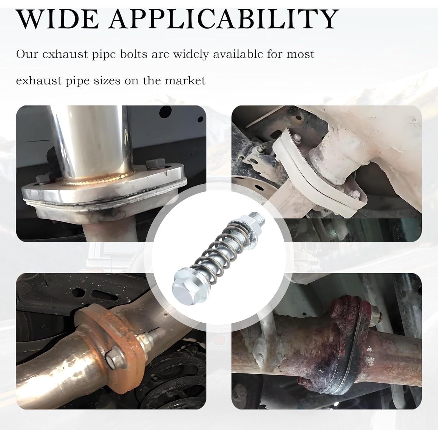 Kit de Tornillos y Tuercas de Escape Stacool M10x1.5mm 2Pcs