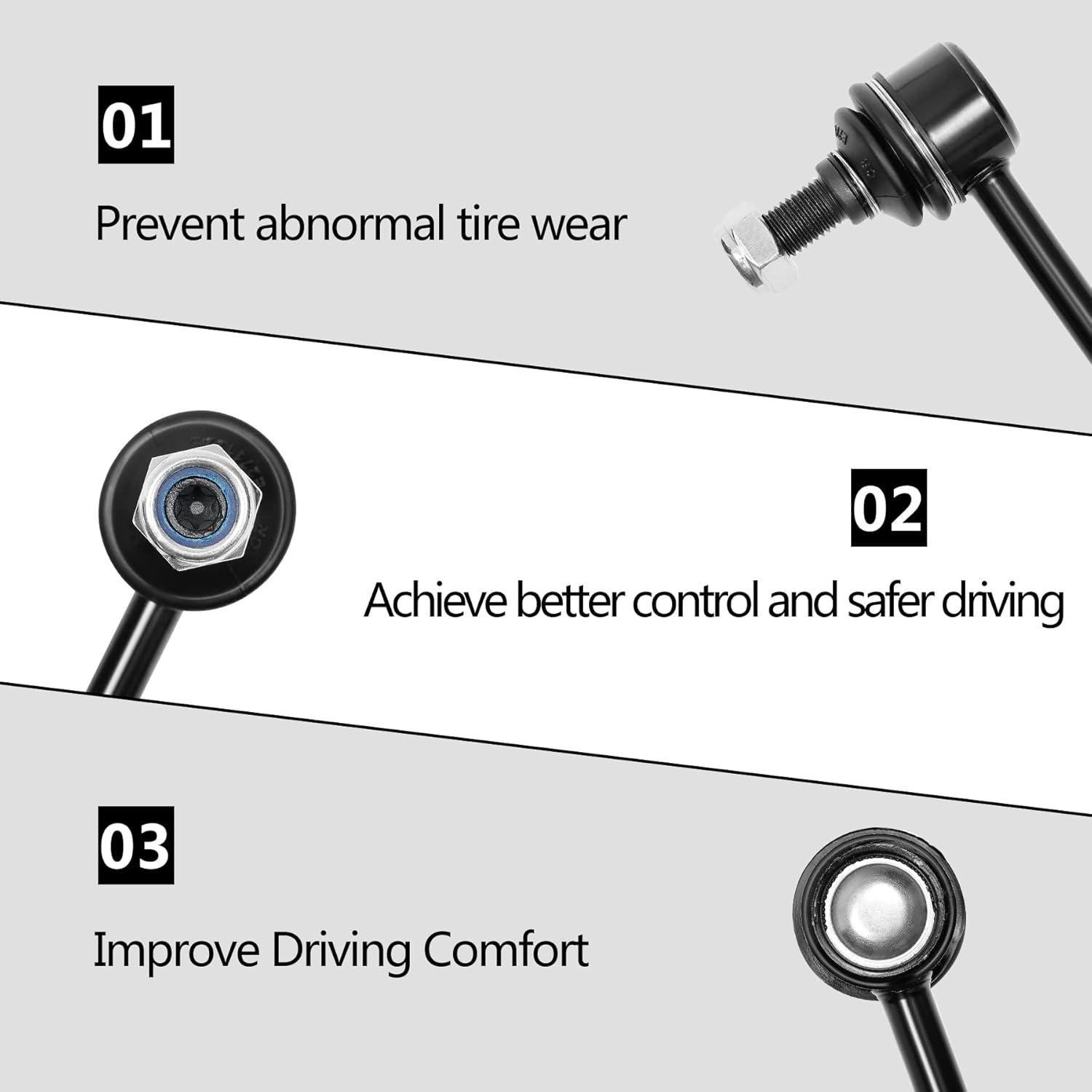 Enlaces de Estabilizador Delantero ATRACYPART K80230 x2