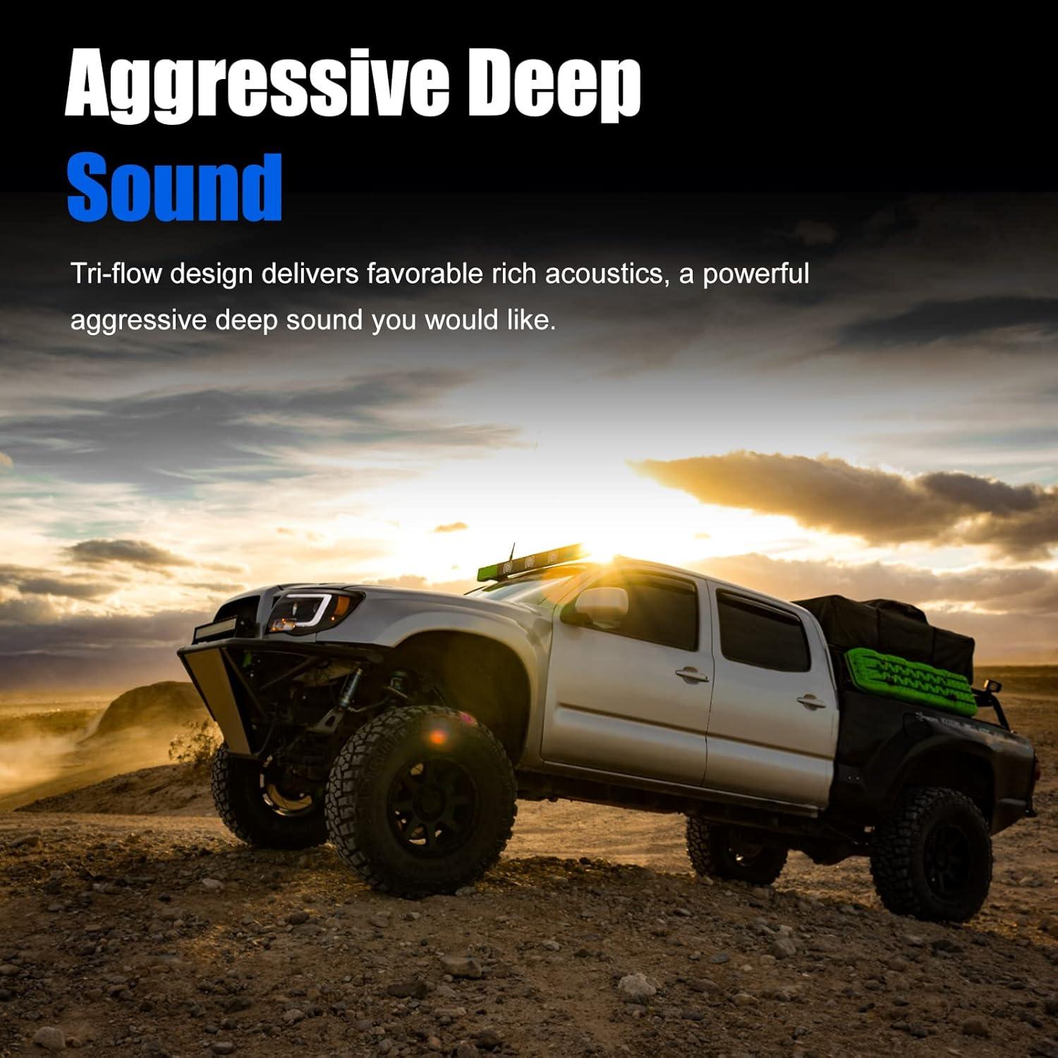 Silenciador de escape ELSHINE 2.5" 45.72 cm acero anticorrosivo