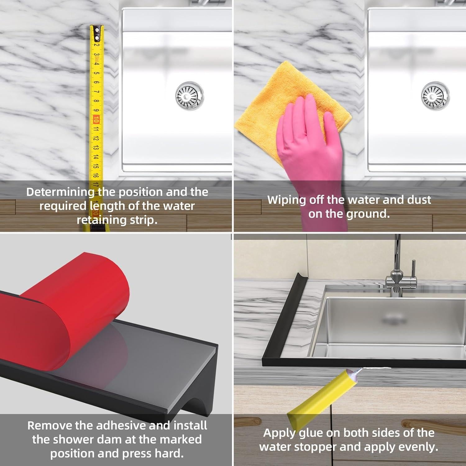 Barrera de Agua Plegable Jaspond 99 cm Silicona Impermeable