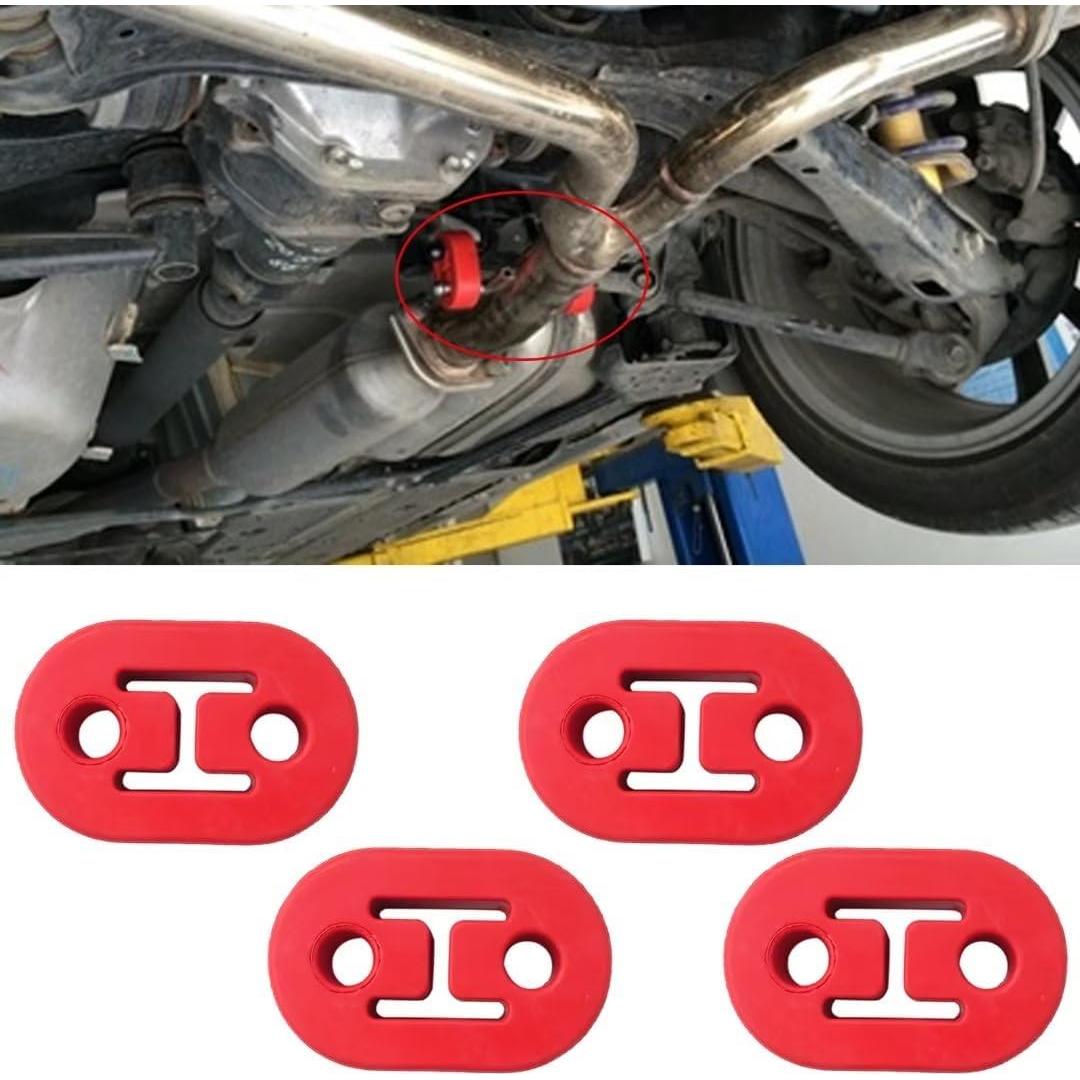 Soporte de Escape de Goma Vicue Universal 4 Piezas 73mm