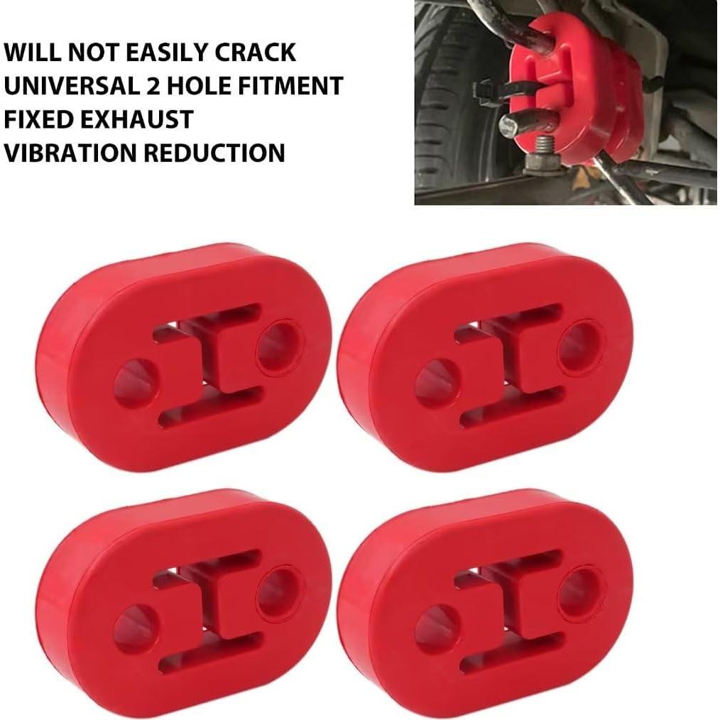 Soporte de Escape de Goma Vicue Universal 4 Piezas 73mm