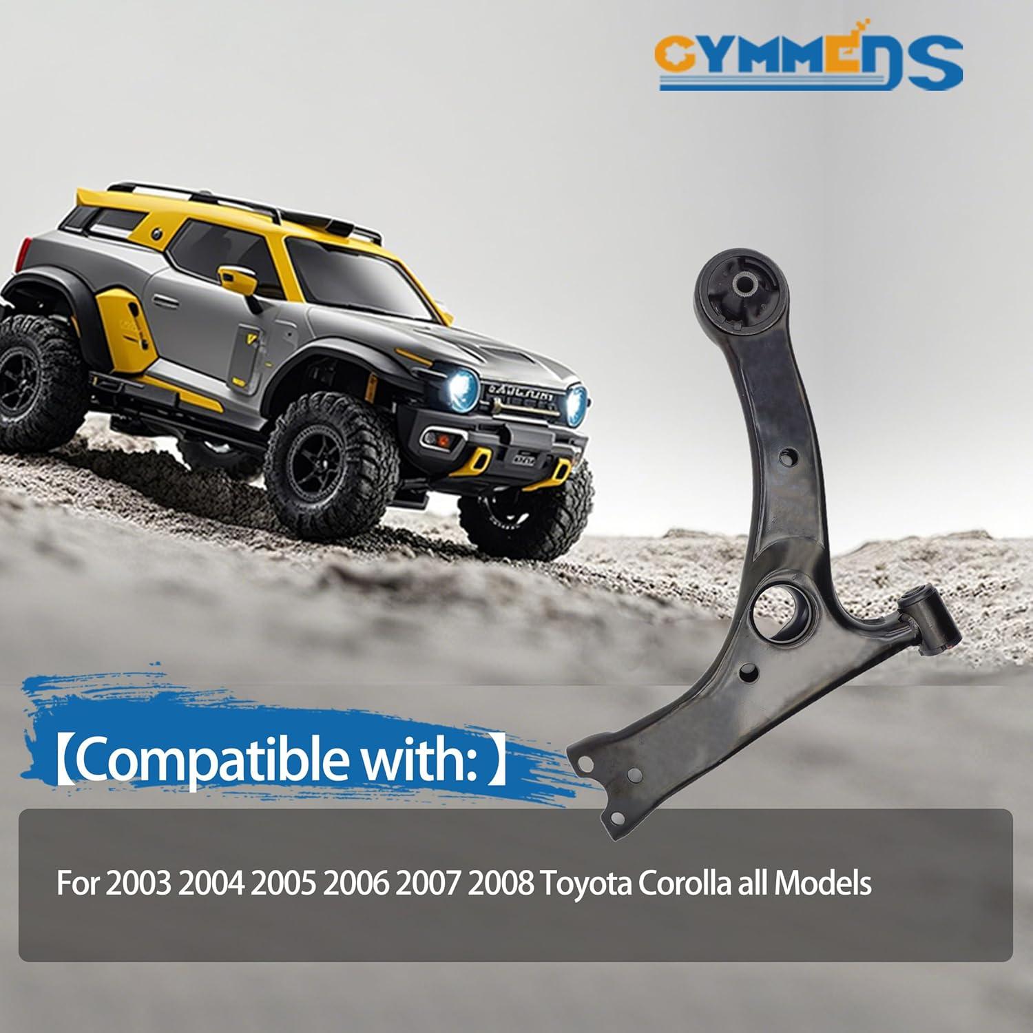 Kit de Suspensión Inferior Frontal GYMMEDS 10 Piezas Toyota Corolla 2003-2008