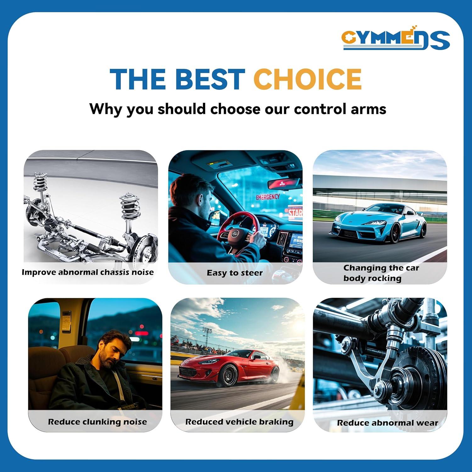 Kit de Suspensión Inferior Frontal GYMMEDS 10 Piezas Toyota Corolla 2003-2008