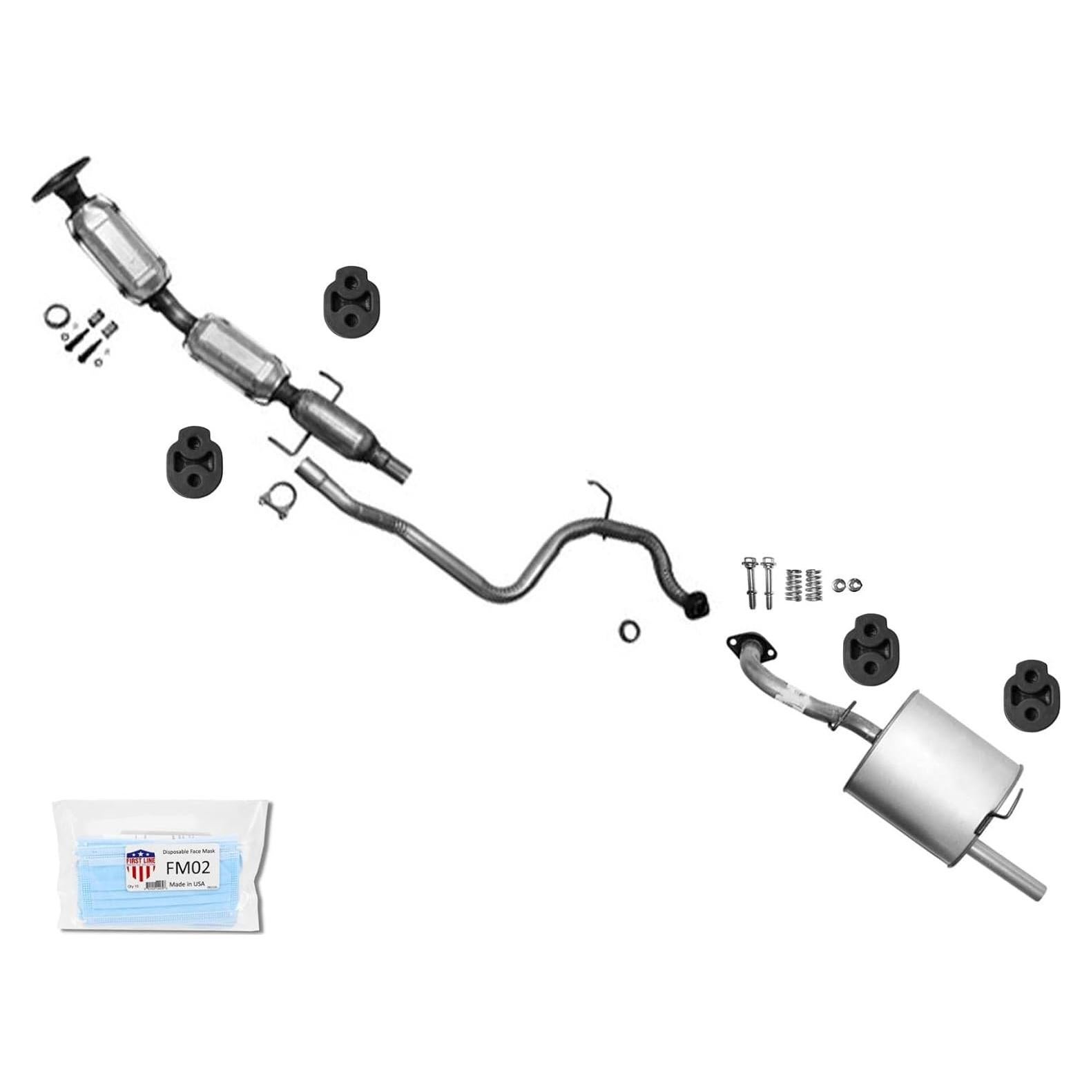 Convertidor Catalítico Doble Toyota Yaris 1.5L 2006-2011
