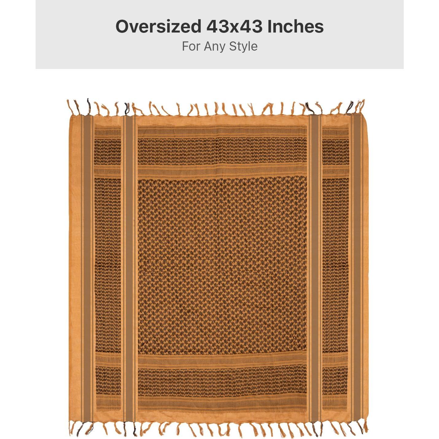 Bufanda Shemagh Militar SOLDADO LIBRE Táctica Desierto 109cm