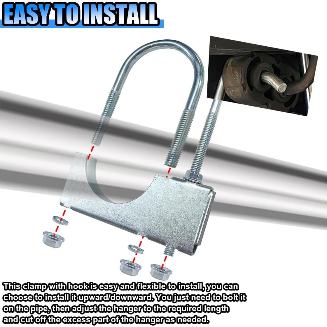 Abrazadera de Escape BDZMC con Soporte Universal 25.1 cm