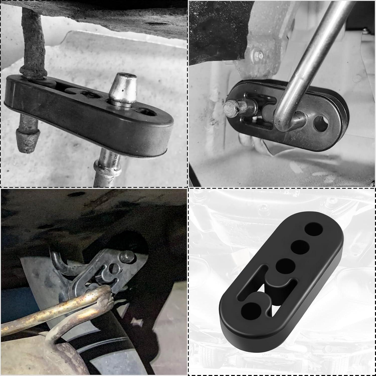 Soportes de Escape YGDMD 12mm EPDM 2PCS para Vehículos