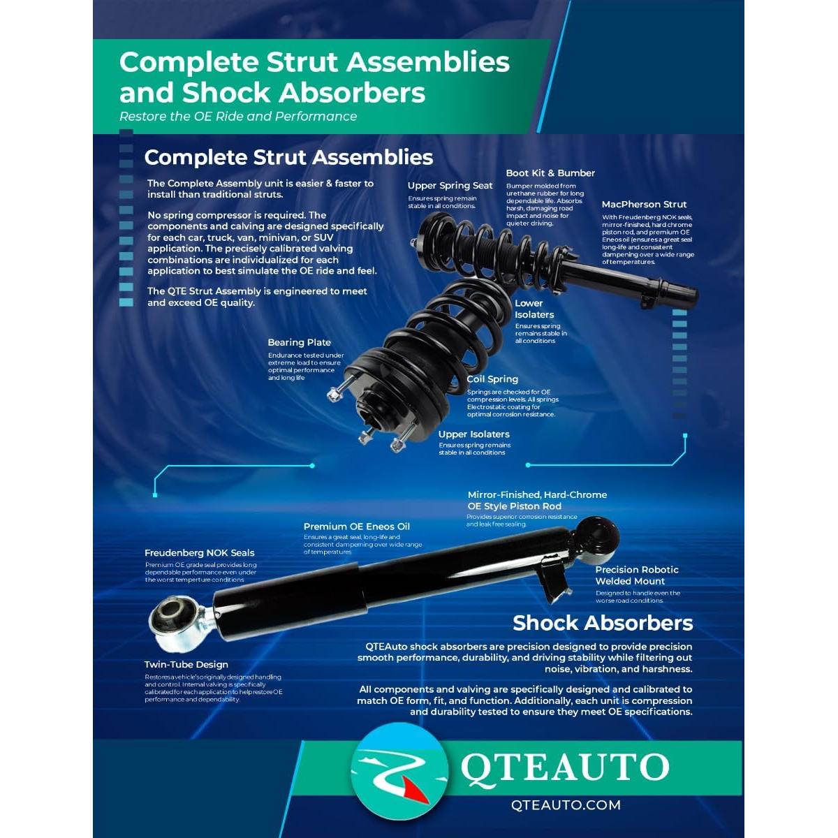 Conjunto de Suspensión Delante-Trasero PM Auto para Toyota Corolla 2009-2013