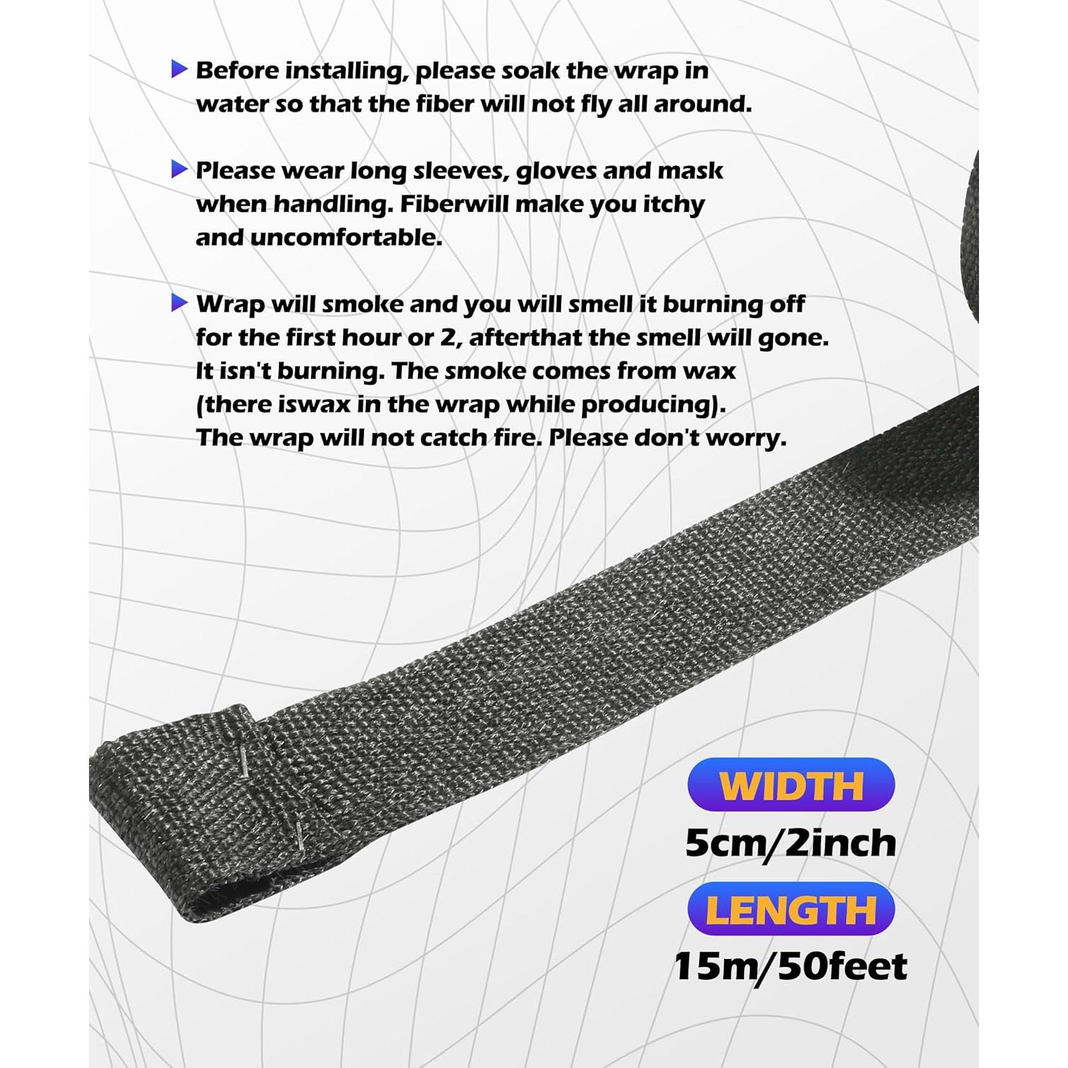 Funda Térmica de Escape SCUARI 2" x 15.24m Negro