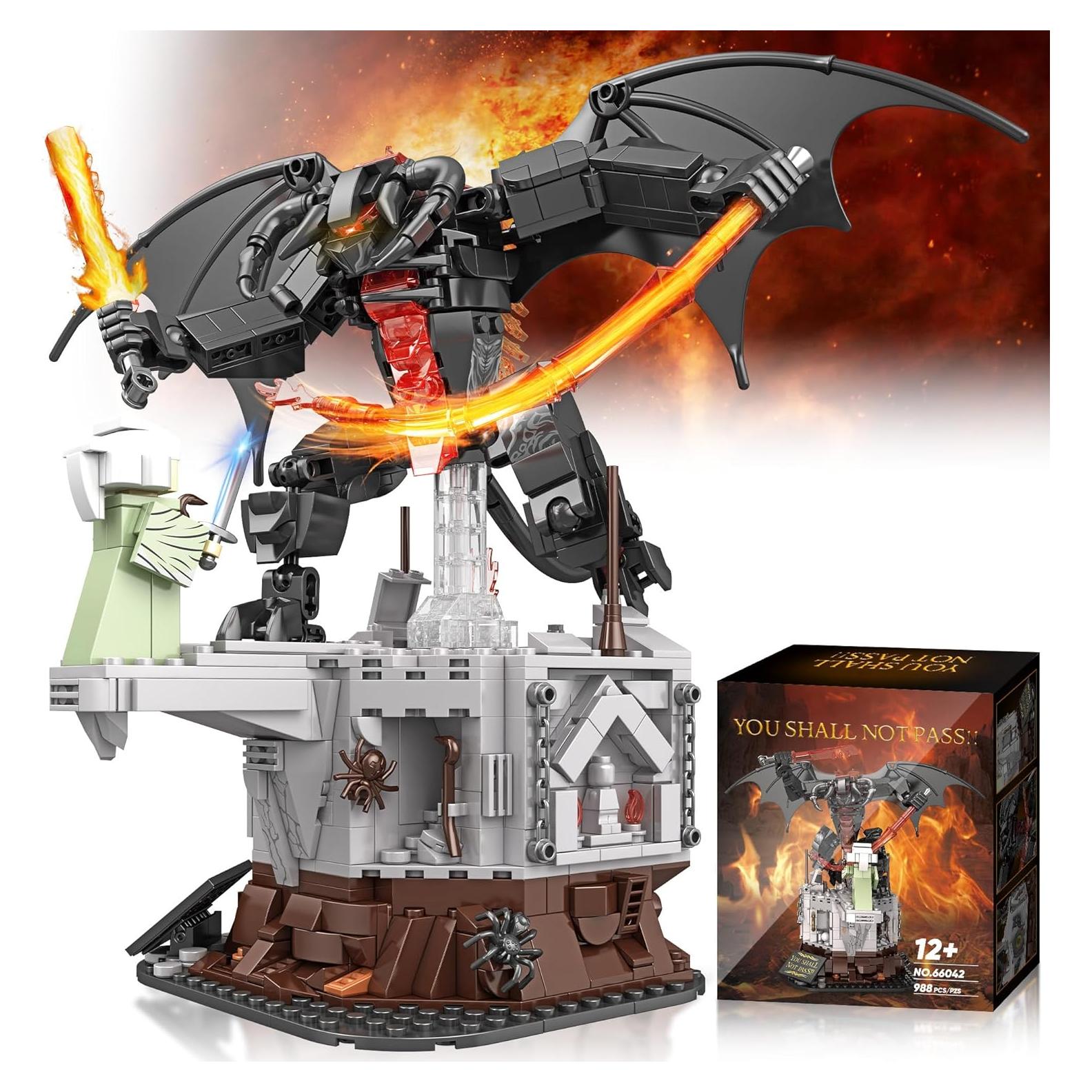 Conjunto de Construcción Demonio de Llama Yijing 988 Piezas