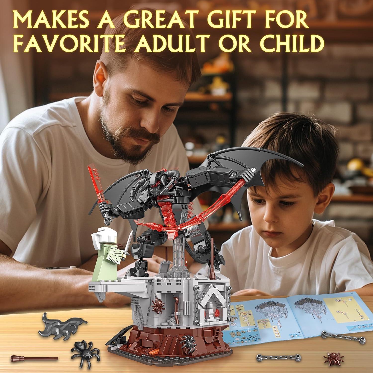 Conjunto de Construcción Demonio de Llama Yijing 988 Piezas