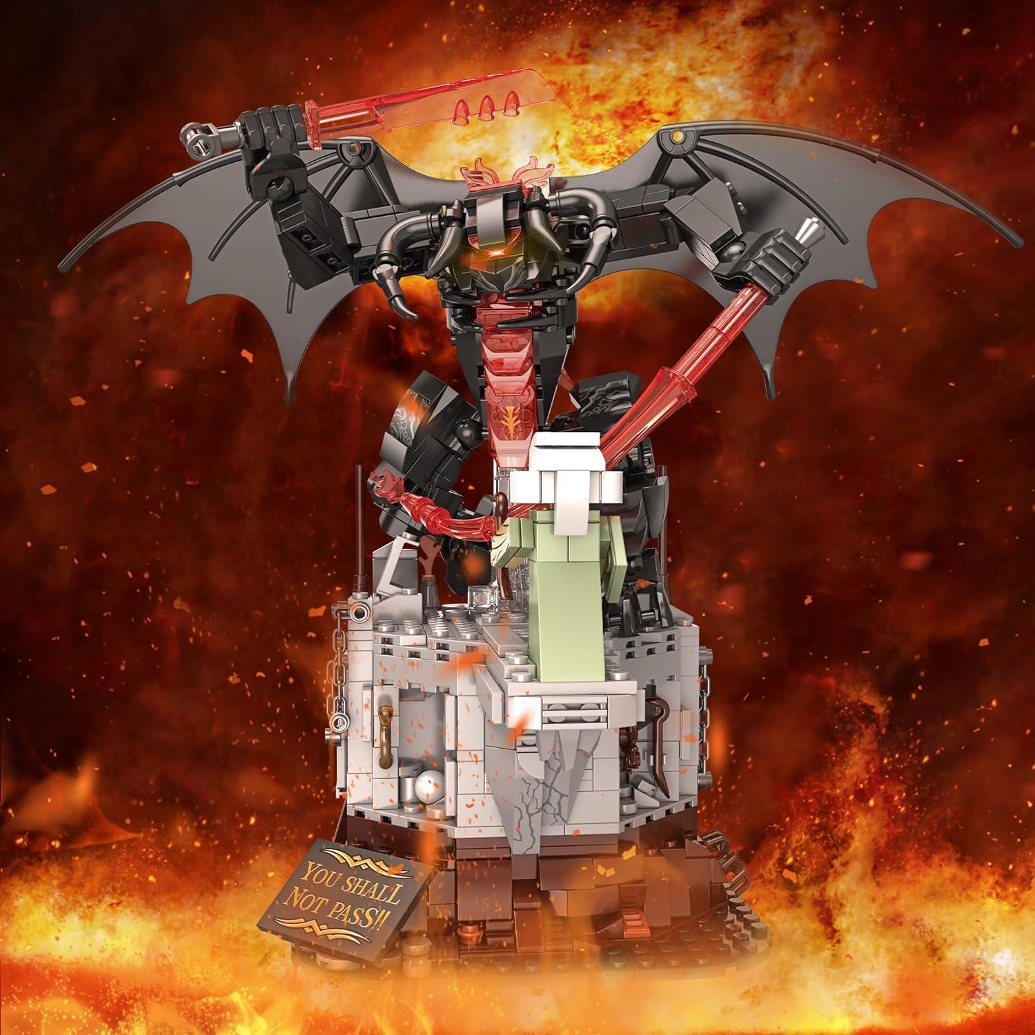 Conjunto de Construcción Demonio de Llama Yijing 988 Piezas