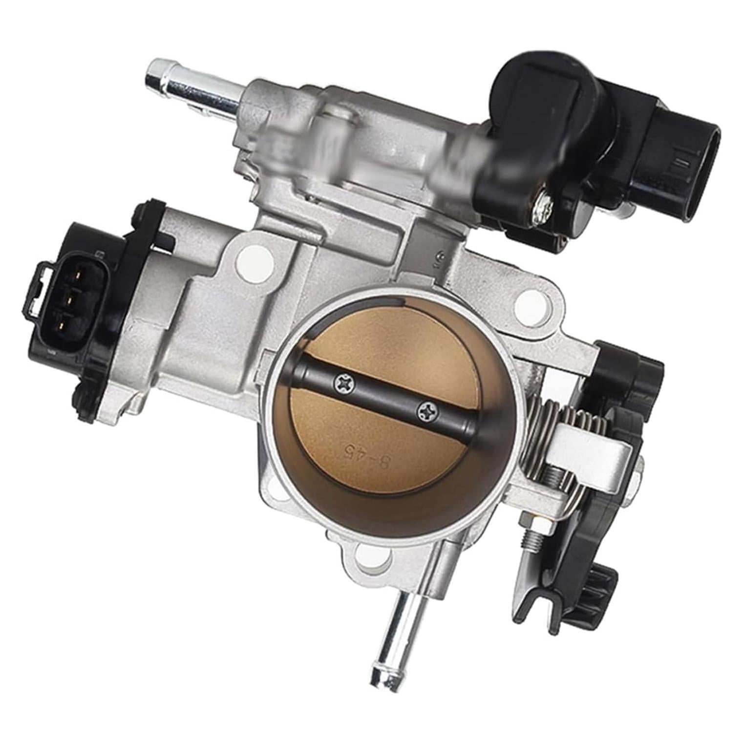 Auto Throttle Valve Body Throttle Valve Assembly Compatible with Toyota Yaris 22210-21020 2221021020 8945220130