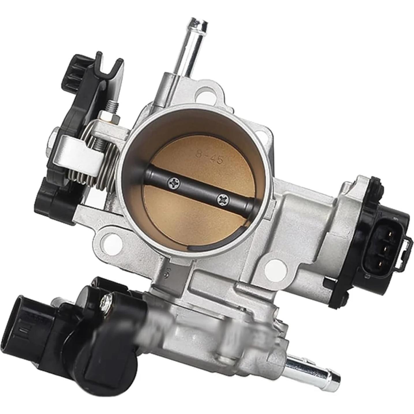 Auto Throttle Valve Body Throttle Valve Assembly Compatible with Toyota Yaris 22210-21020 2221021020 8945220130