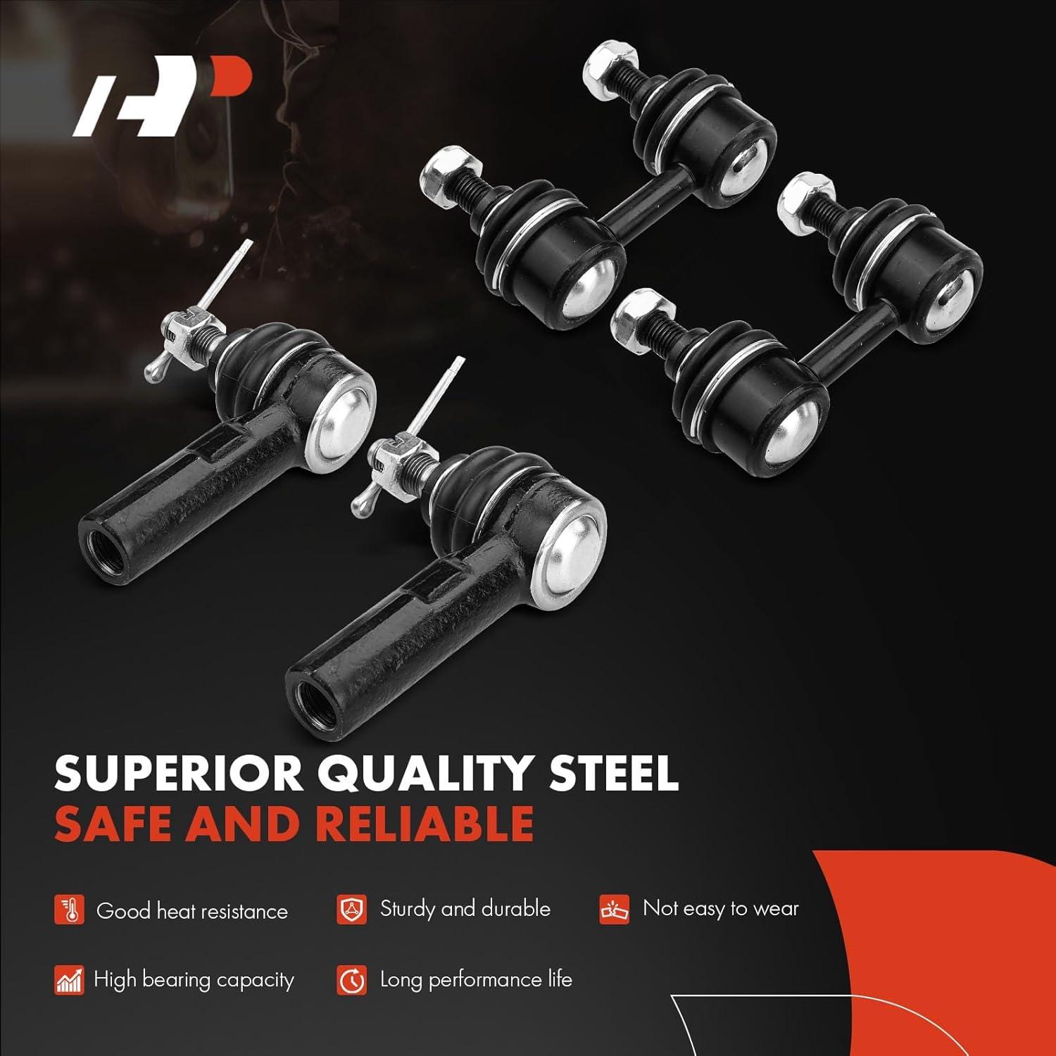 Juego A-Premium de 6 Enlaces y Extremos de Dirección Toyota y Chevrolet