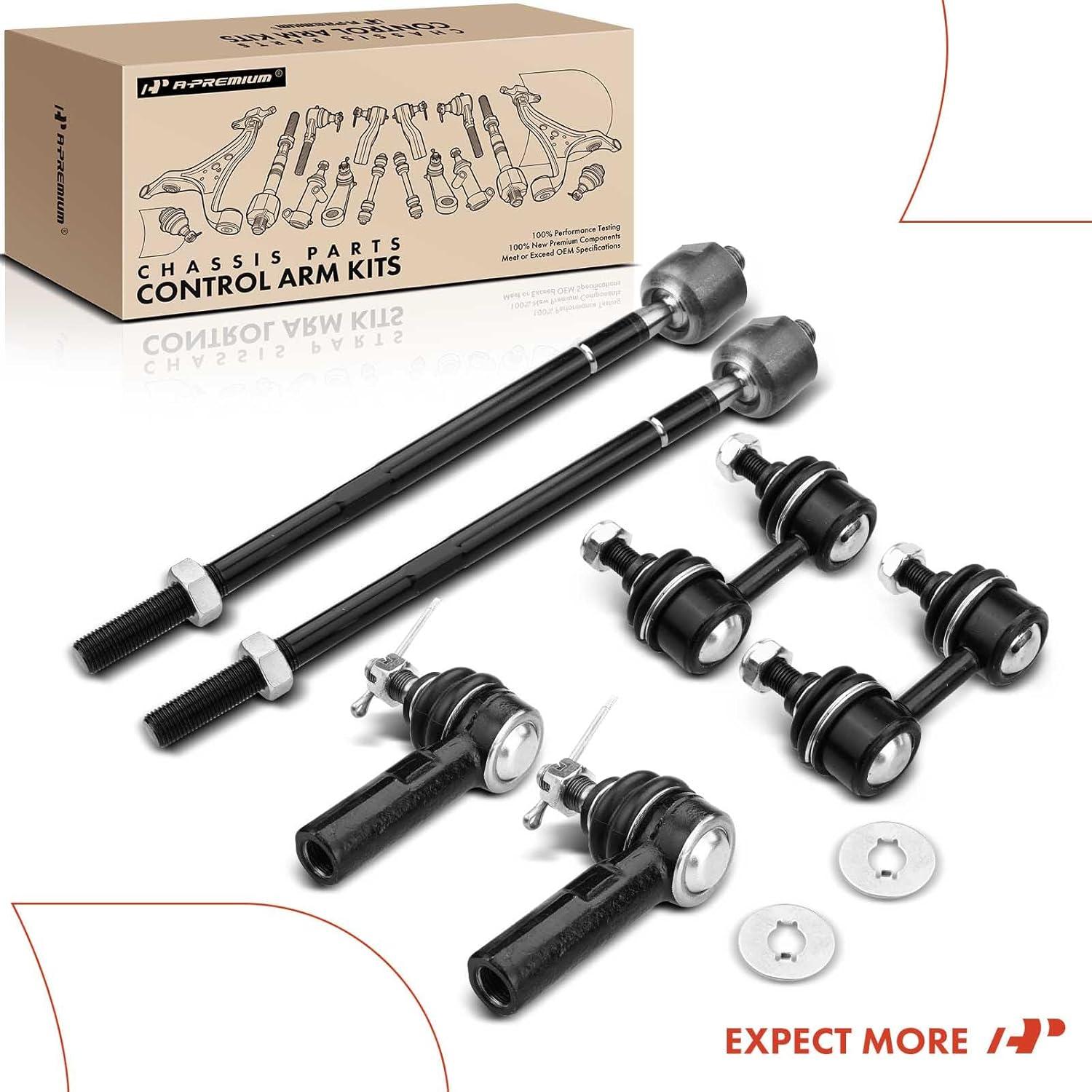 Juego A-Premium de 6 Enlaces y Extremos de Dirección Toyota y Chevrolet