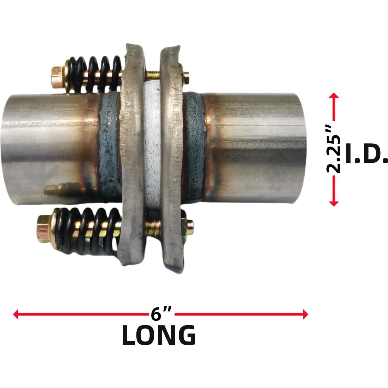 Bridas de resorte flexibles SUISFLXGRO 100% acero inoxidable 6x5 cm