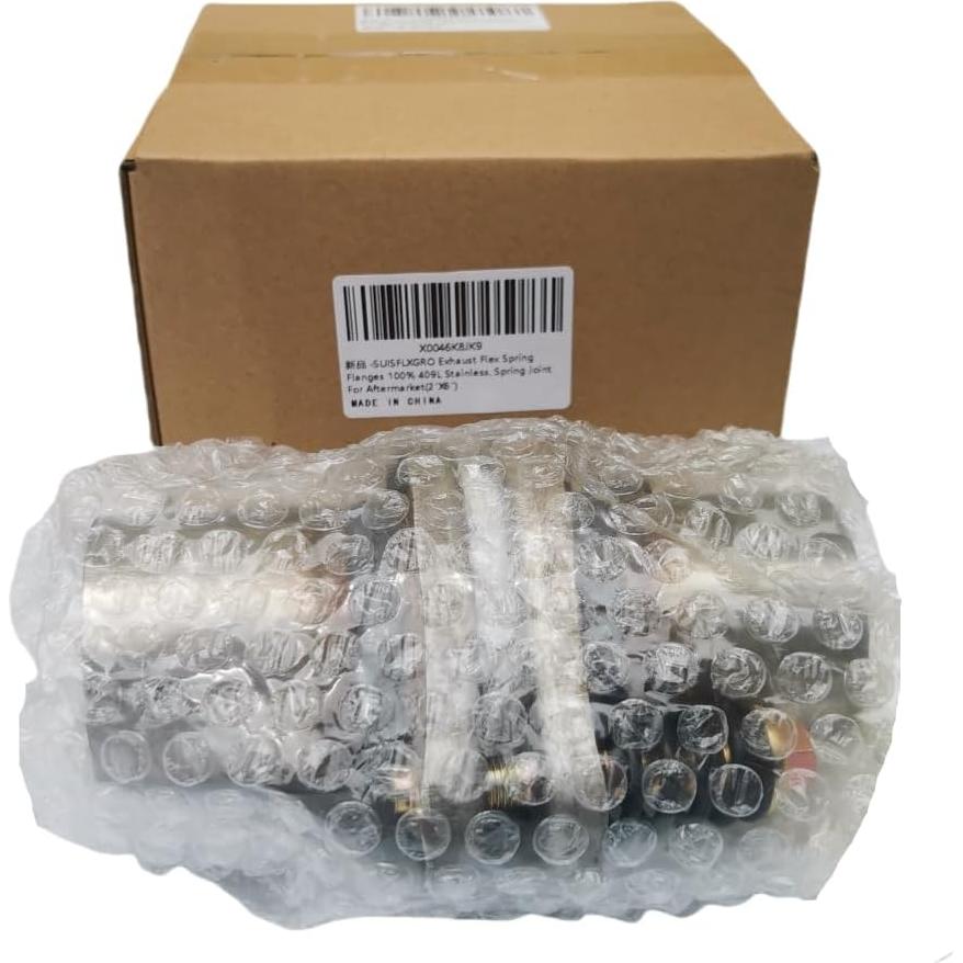 Bridas de resorte flexibles SUISFLXGRO 100% acero inoxidable 6x5 cm