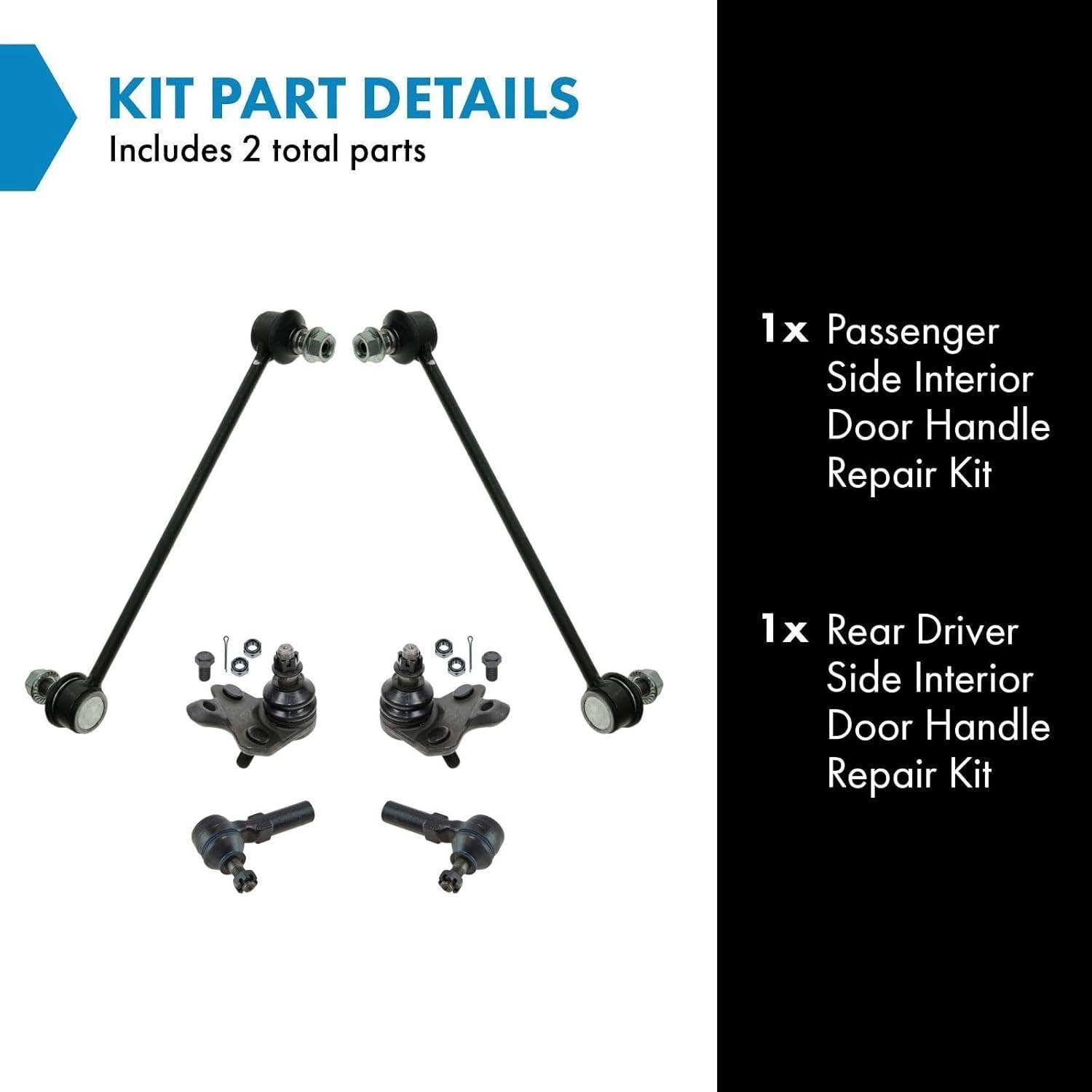 Kit de Dirección y Suspensión TRQ PSA30322 - 6 Piezas