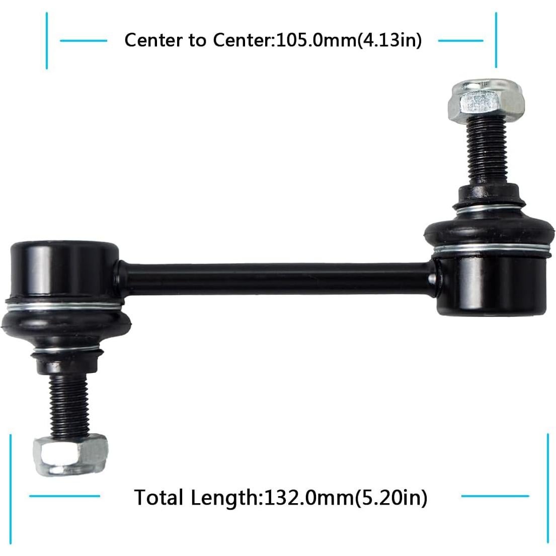 2 Piezas Enlace Estabilizador Trasero AUQDD K9545 para Toyota