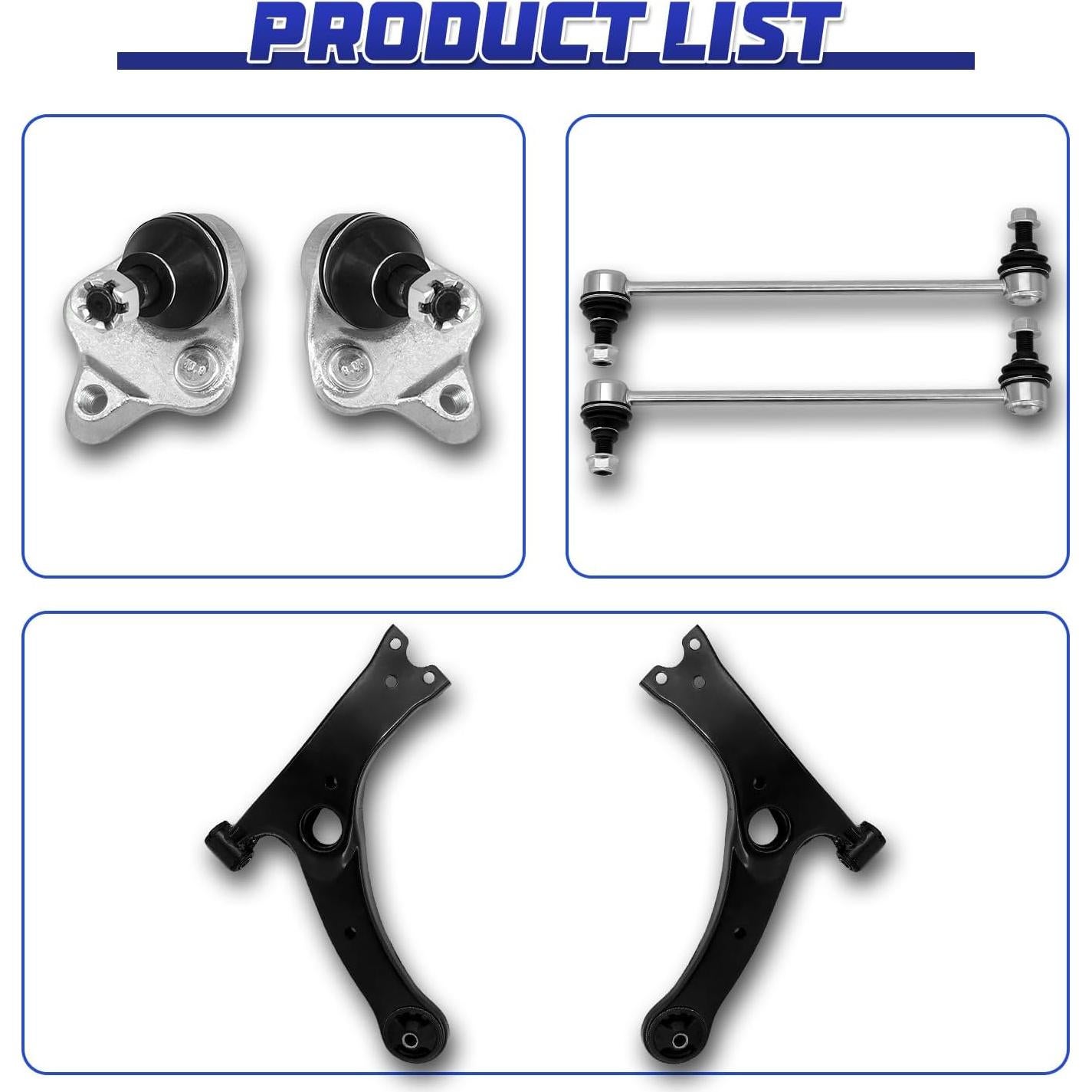 Brazo de Control Delantero HAWK BROTHER para Toyota Corolla 2003-2008