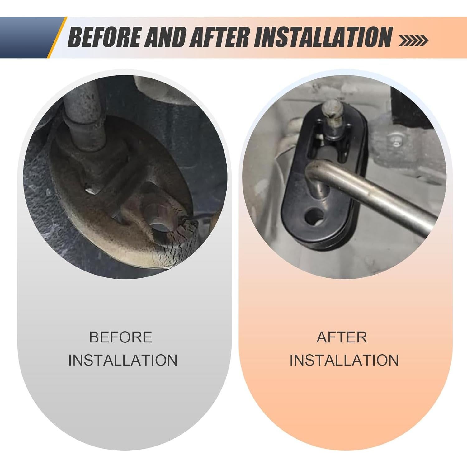 Soporte de Silenciador de Escape Shakas 2 PCS Ajustable