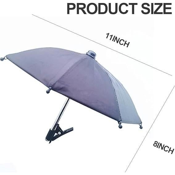 Paraguas para Teléfono RUIYUE UV 50+ Soporte Ventosa Blanco