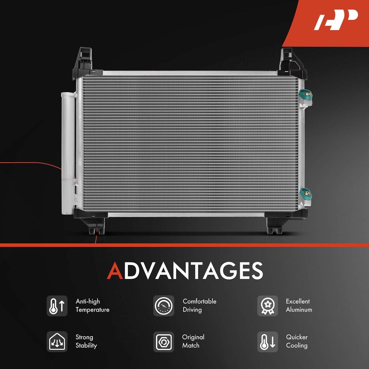 Condensador A/C A-Premium para Toyota Yaris y Scion xD