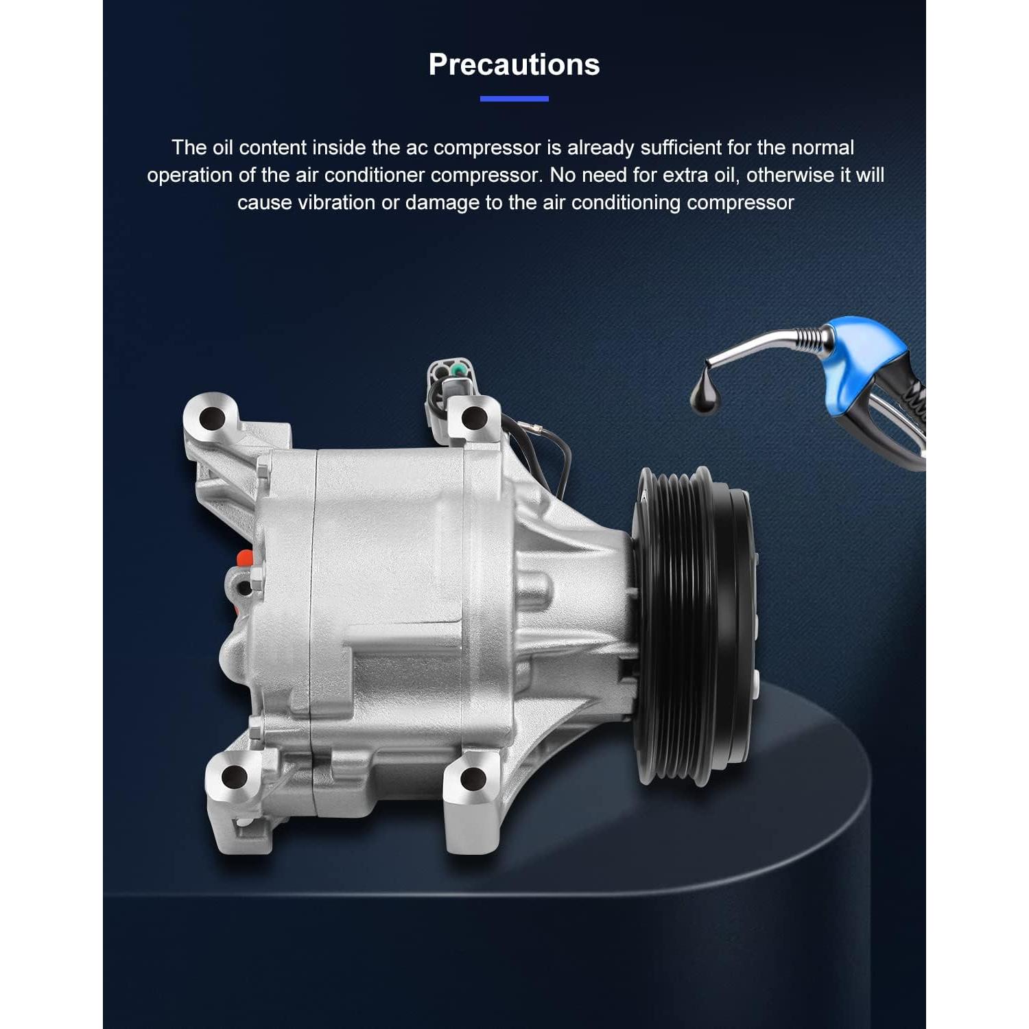 Compresor de A/C ECCPP SCSA06 para Toyota Echo Yaris 1.5L 1.3L