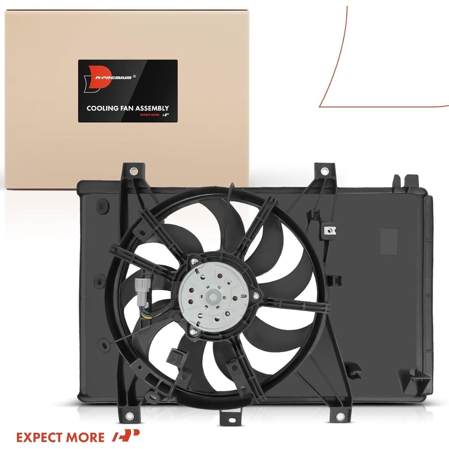 Ventilador de Refrigeración A-Premium para Toyota Yaris 2016-2020