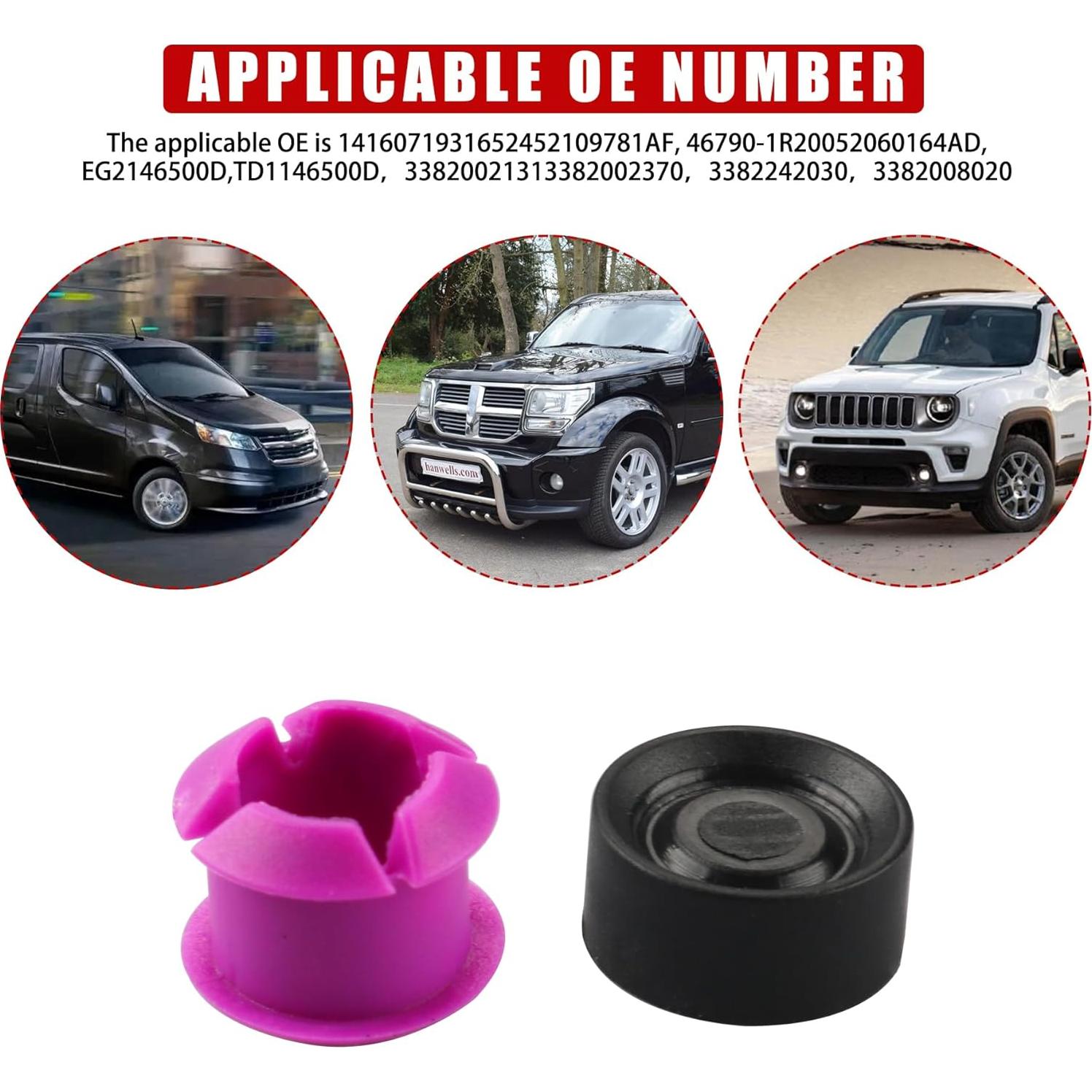 Kit de Reparación de Buje de Cable de Cambio RAHQHD 4 Piezas