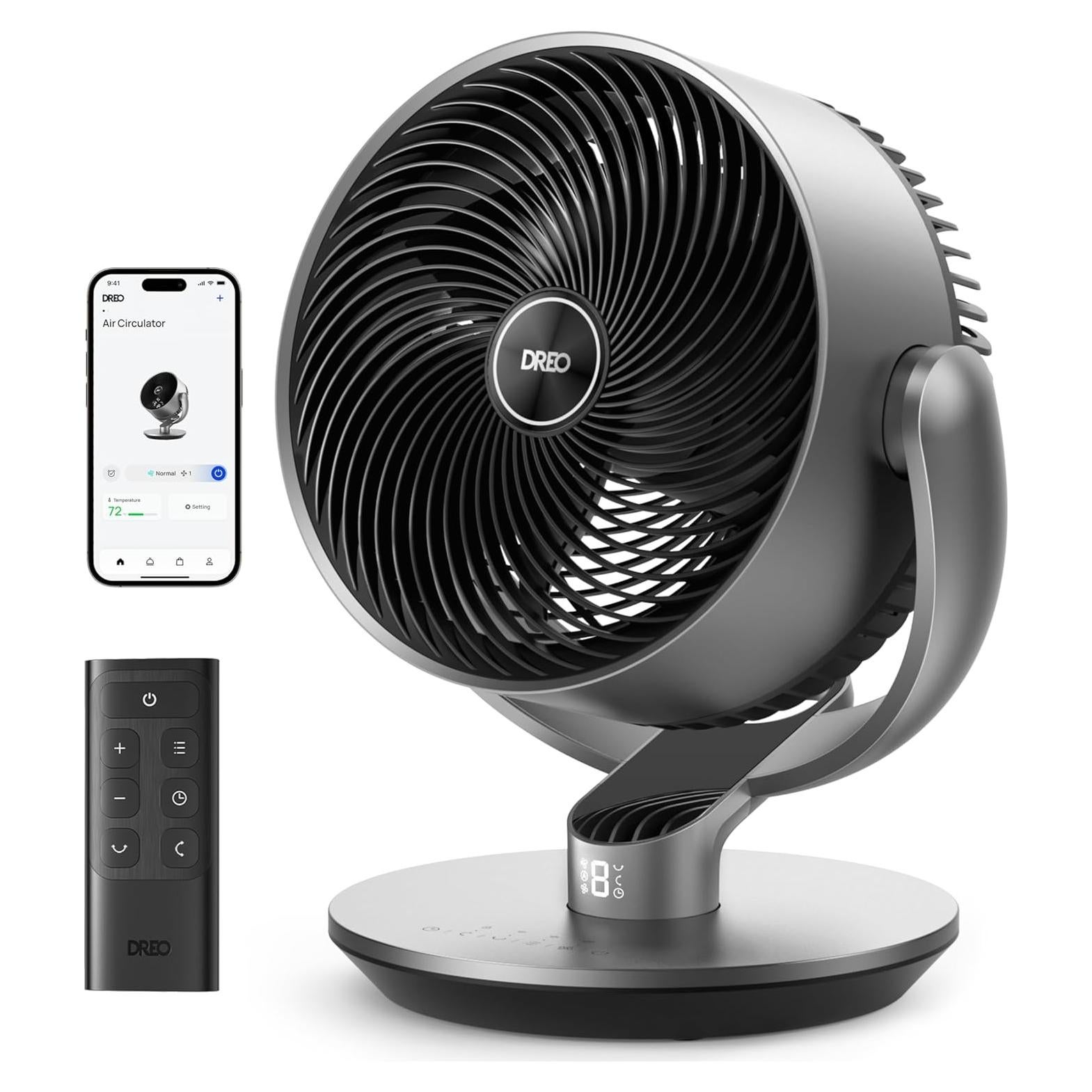 Ventilador Inteligente Dreo CF714S 16" Oscilante 25dB Plata