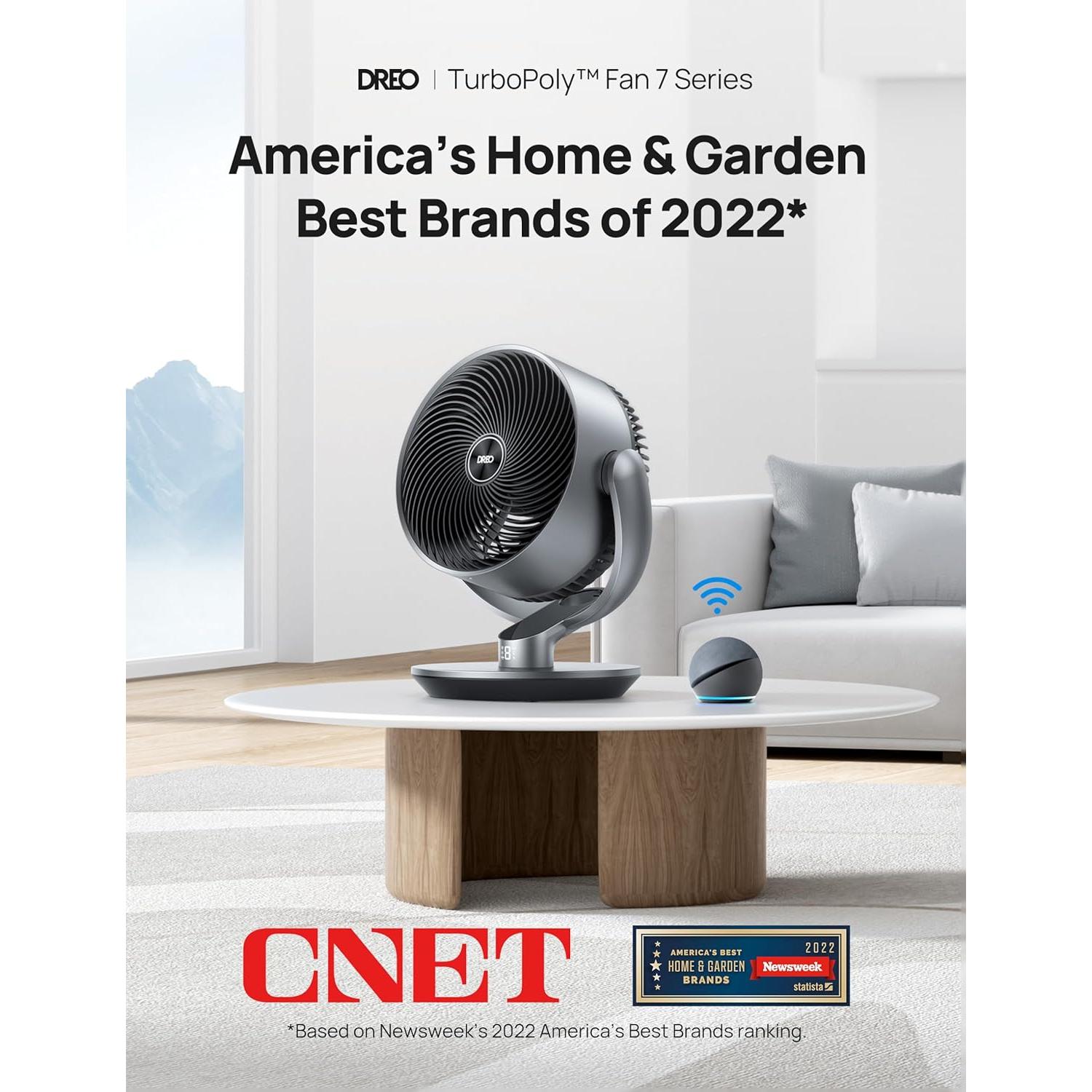 Ventilador Inteligente Dreo CF714S 16" Oscilante 25dB Plata