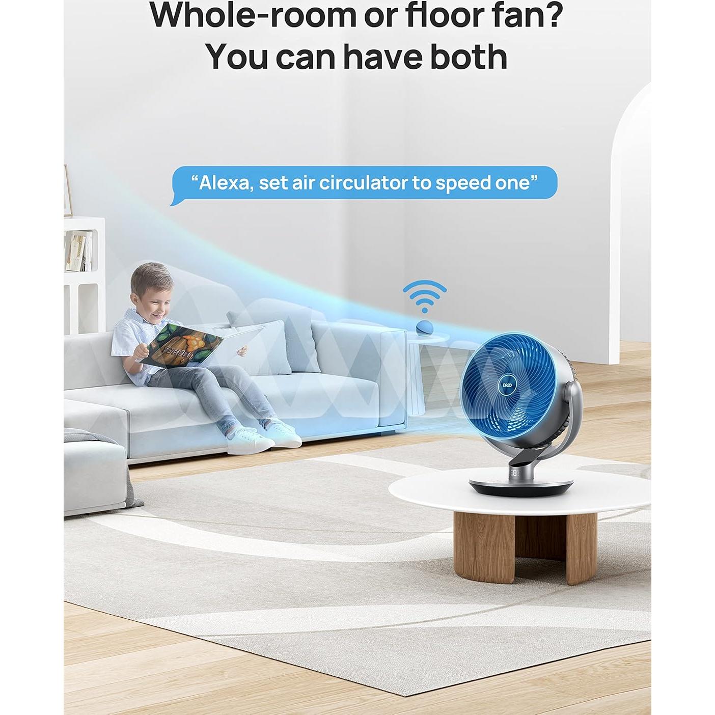 Ventilador Inteligente Dreo CF714S 16" Oscilante 25dB Plata