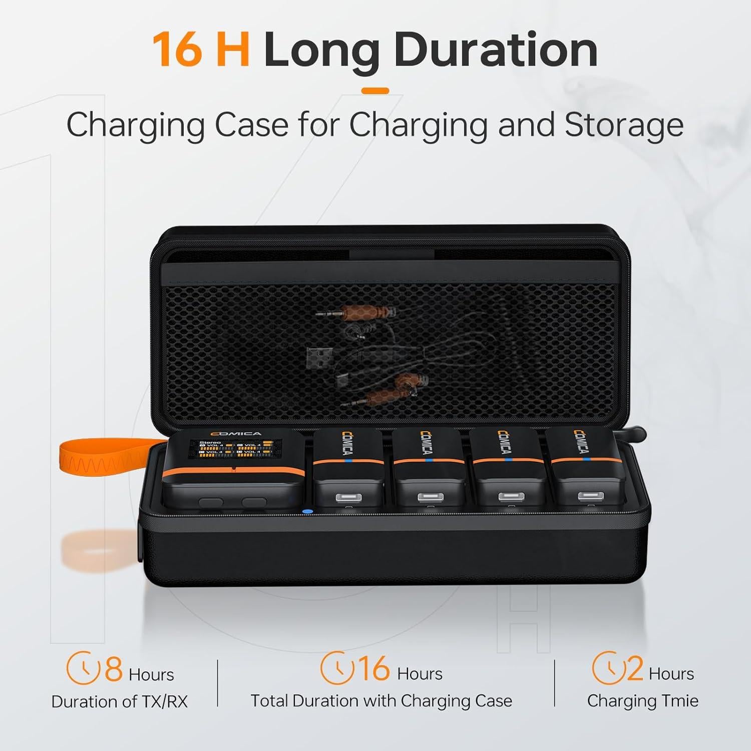 Micrófono Lavalier Inalámbrico Comica Vimo Q 4 Canales 61m