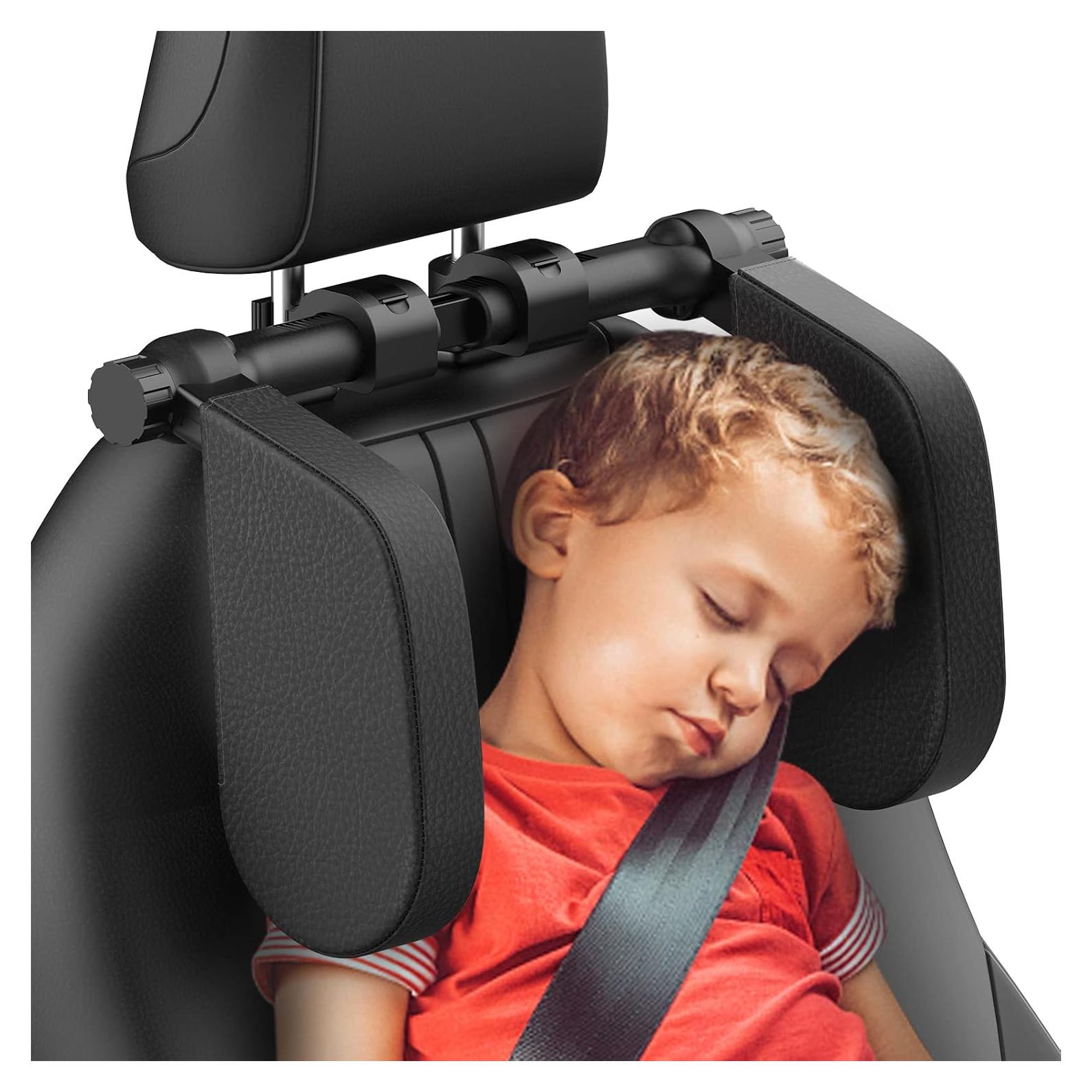 Almohada Ajustable Yoocaa para Reposacabezas de Coche - Negro