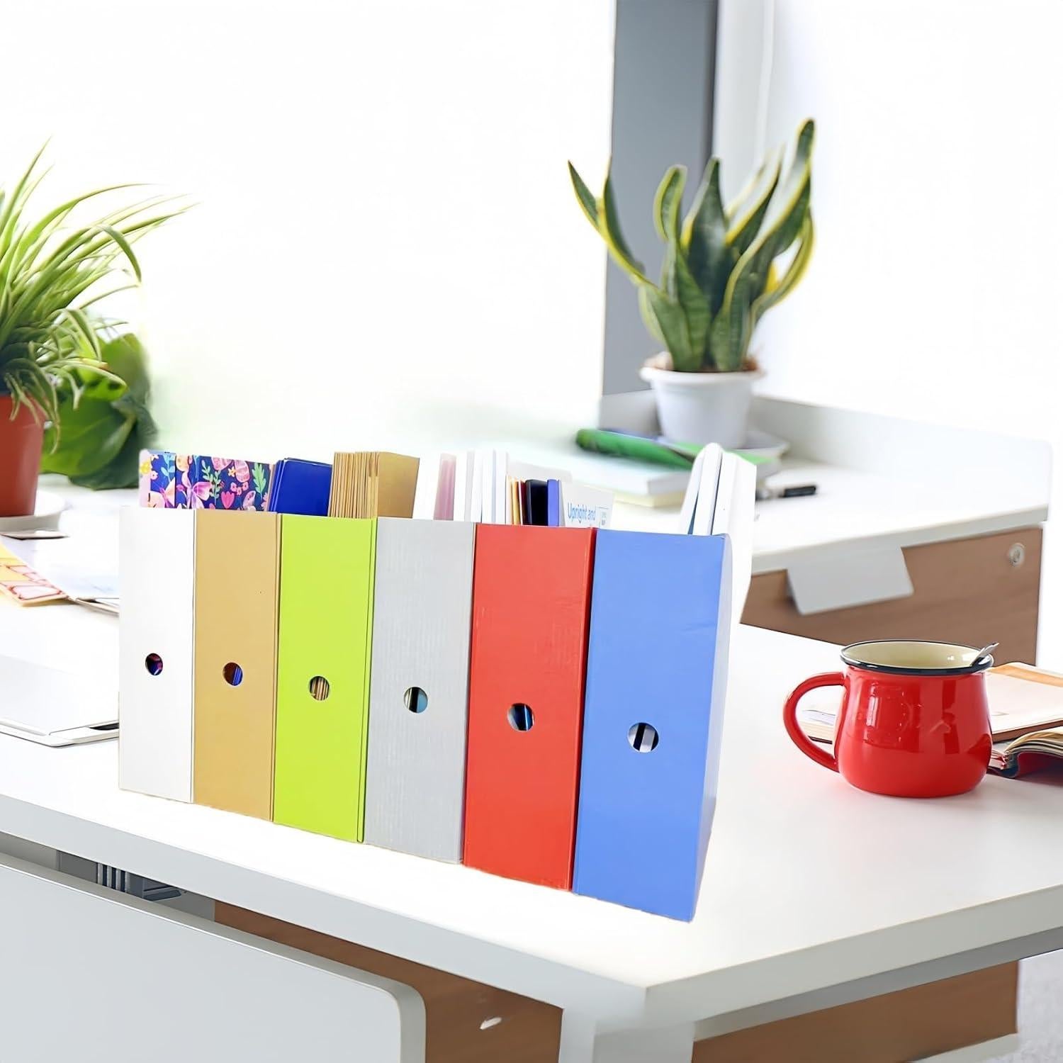 Soportes de Revistas ZaoFem - Juego de 6 Multicolor 22.86 cm