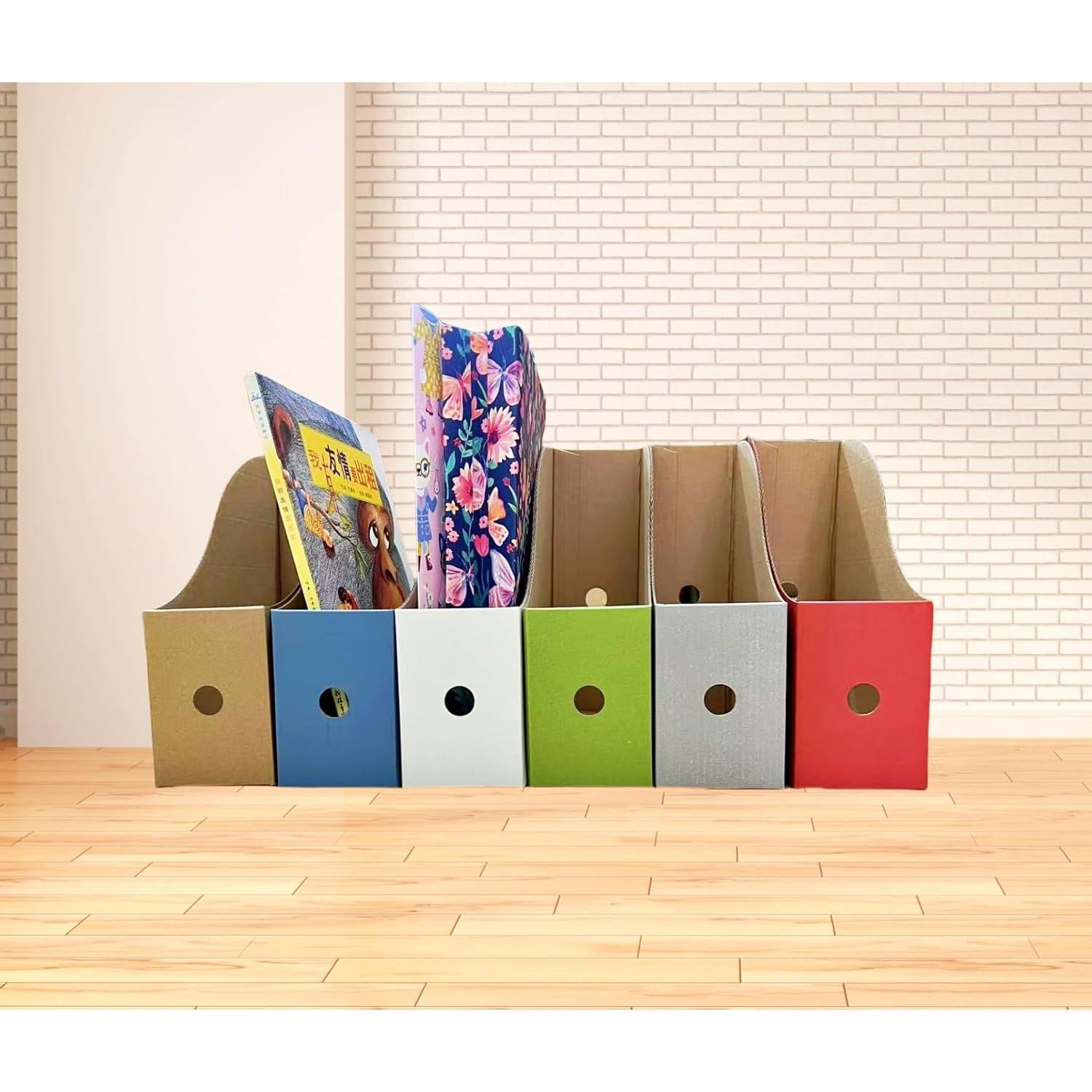 Soportes de Revistas ZaoFem - Juego de 6 Multicolor 22.86 cm