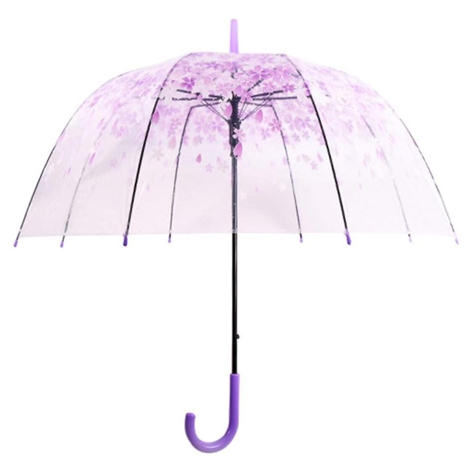 Paraguas Transparente Burbuja Gxybb Flores de Cerezo 81cm