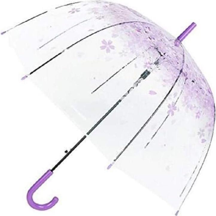 Paraguas Transparente Burbuja Gxybb Flores de Cerezo 81cm