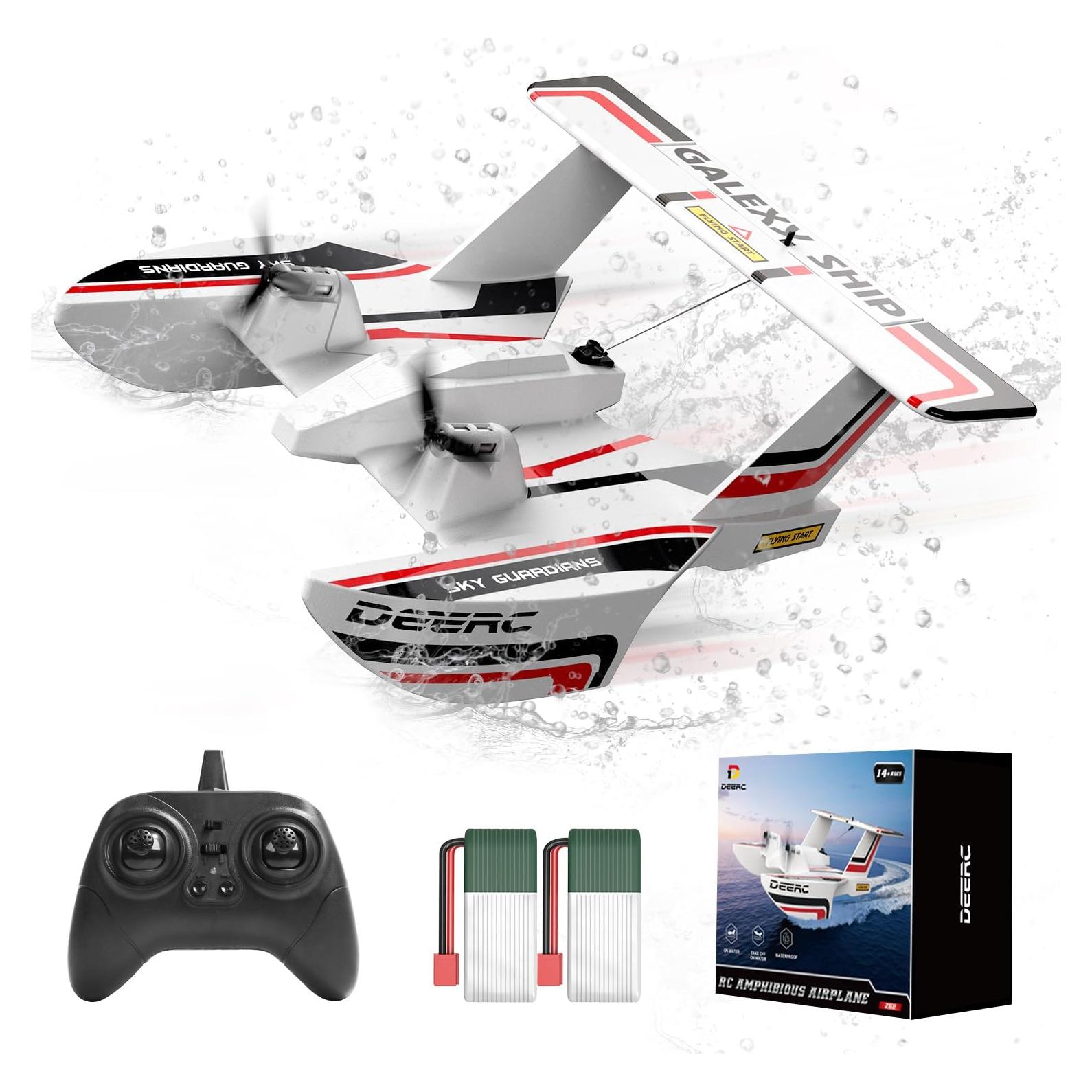 DEERC Aeronave Anfibia RC Z62 3 Canales 24 min Vuelo