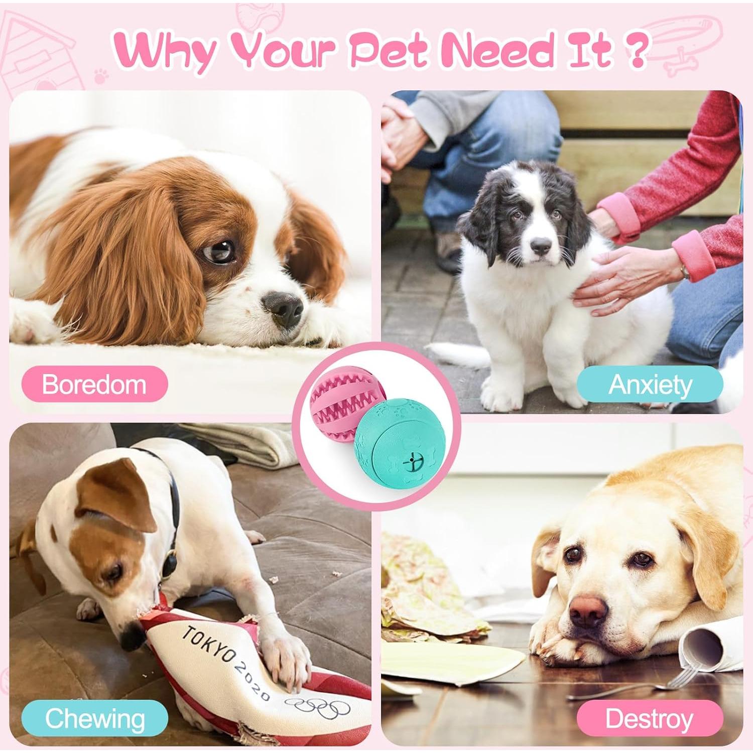 Juguetes de rompecabezas para perros HIPPIH - 2 piezas