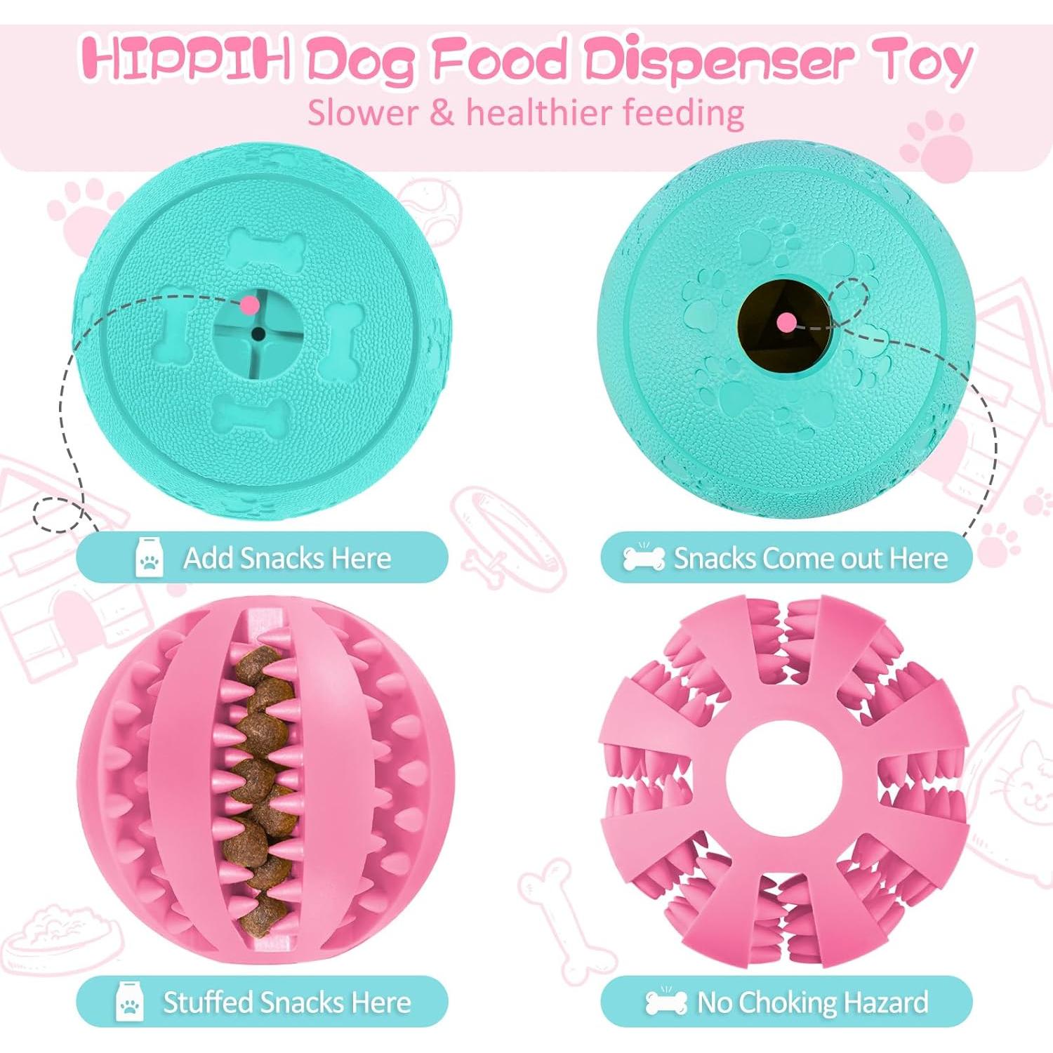 Juguetes de rompecabezas para perros HIPPIH - 2 piezas