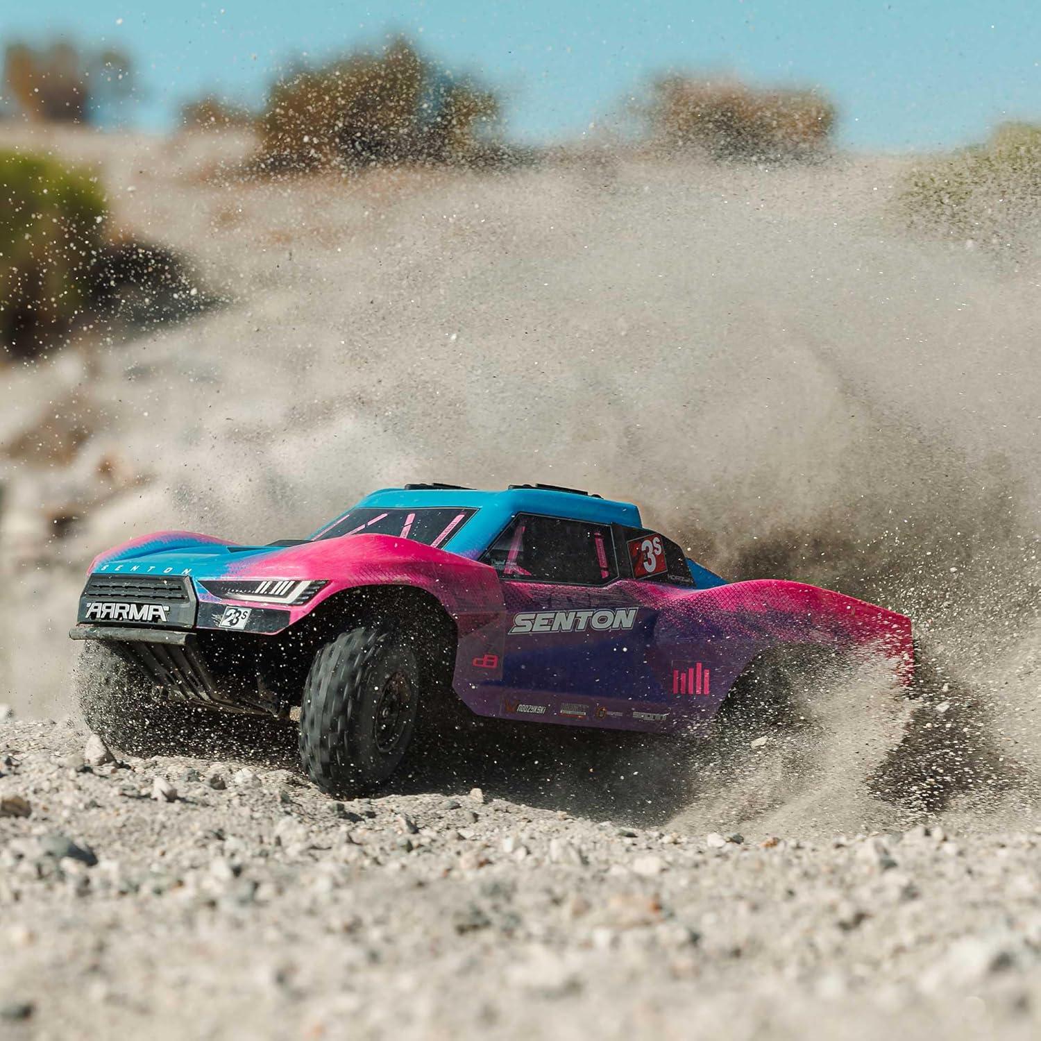 Camión RC ARRMA SENTON 223S BLX 4X4 1/10 Azul RTR