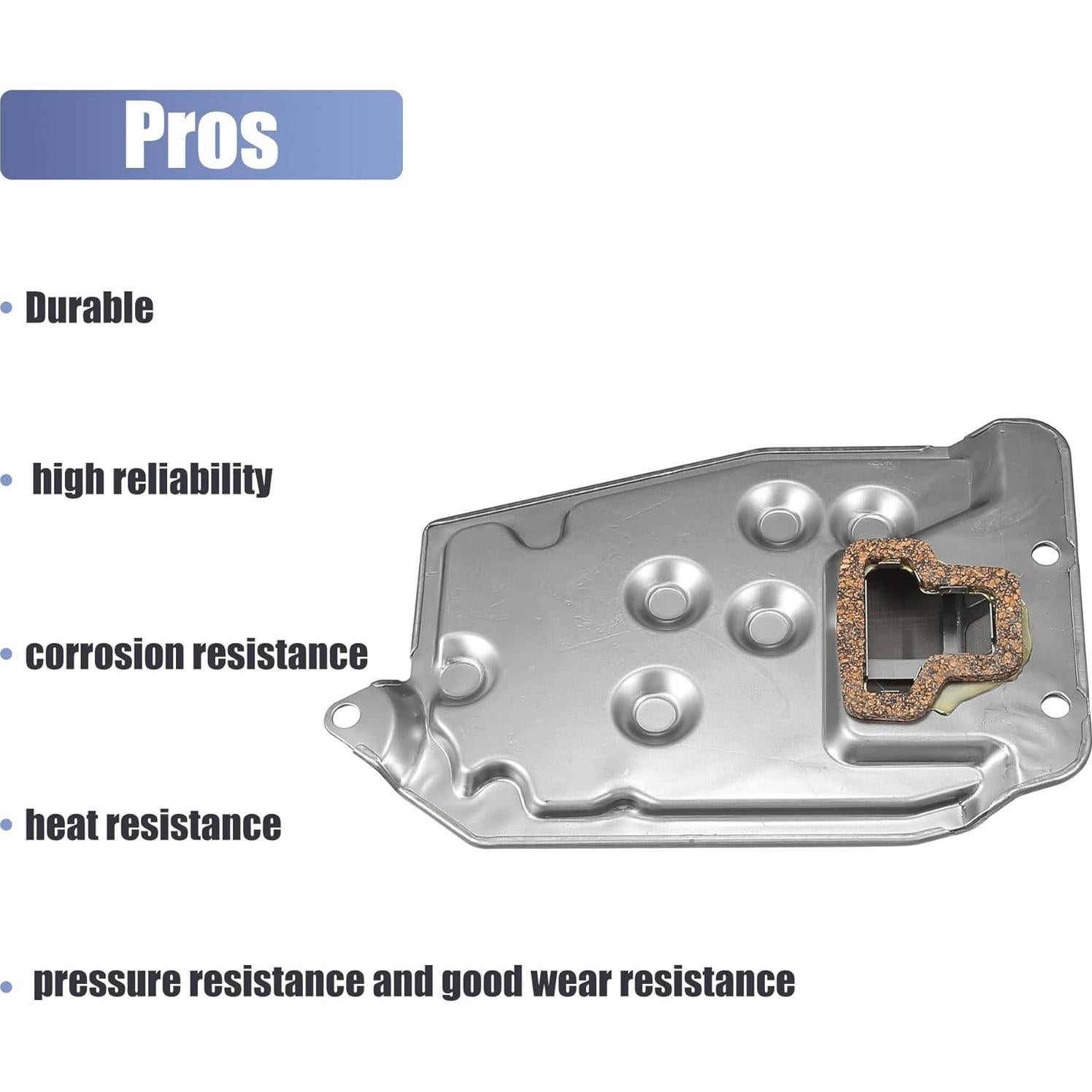 Juego de Junta de Filtro de Transmisión y Cárter X AUTOHAUX para Toyota Corolla 2003-2008