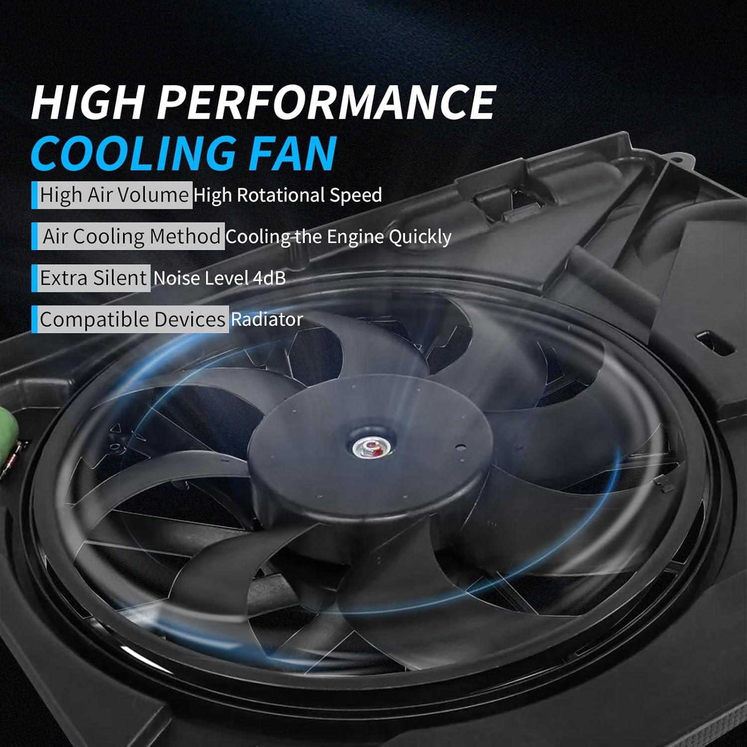 Ventilador de Refrigeración FREEMOTOR802 para Scion iA y Yaris