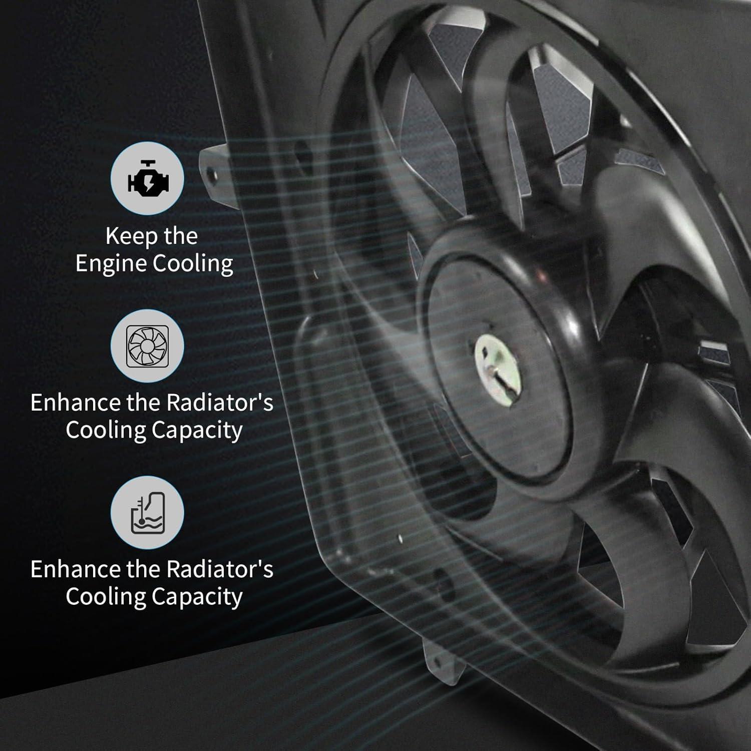 Ventilador de Refrigeración FREEMOTOR802 para Scion iA y Yaris